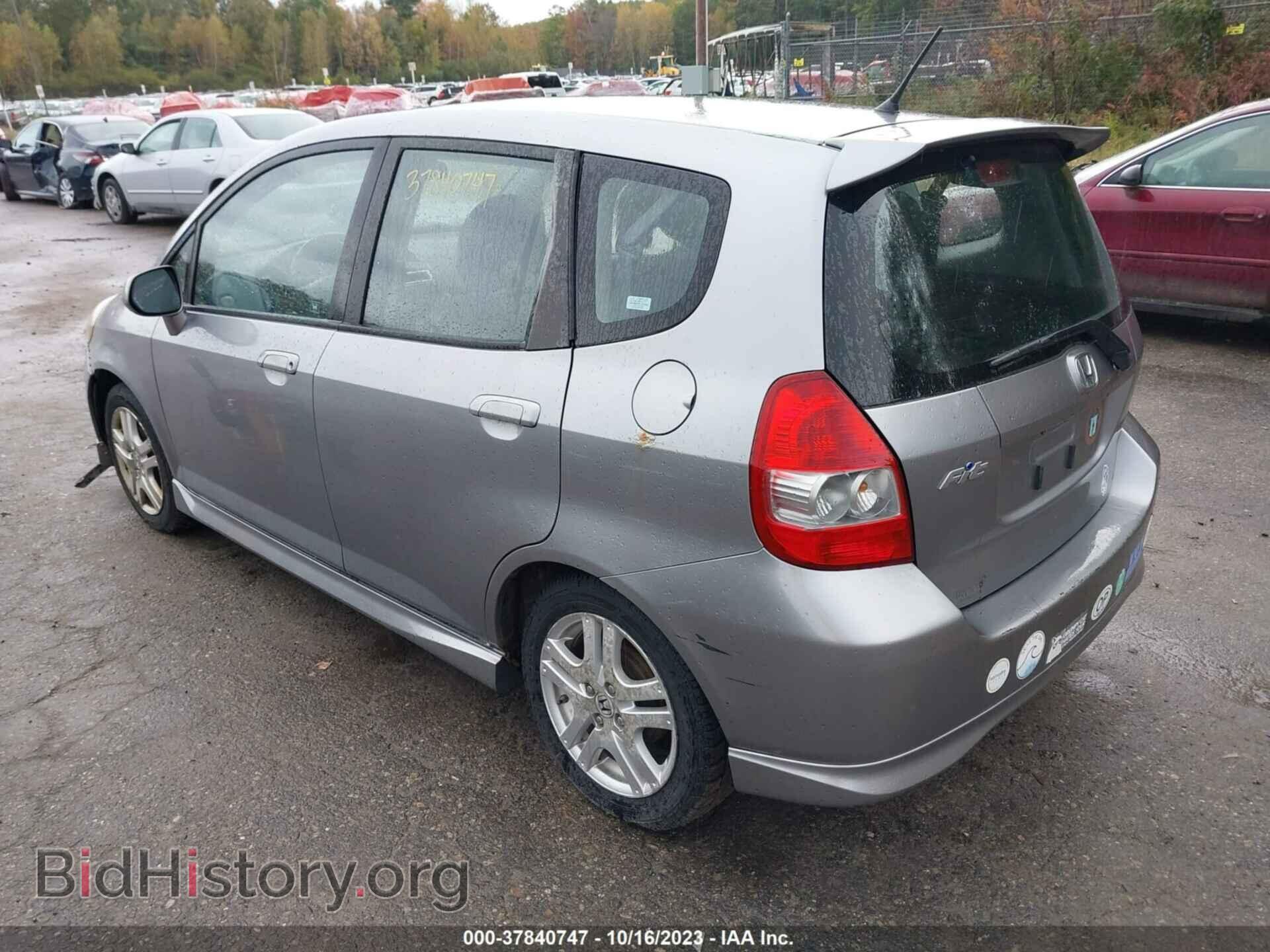 2008 HONDA FIT - VIN: JHMGD376X8S007731 - Фото 3