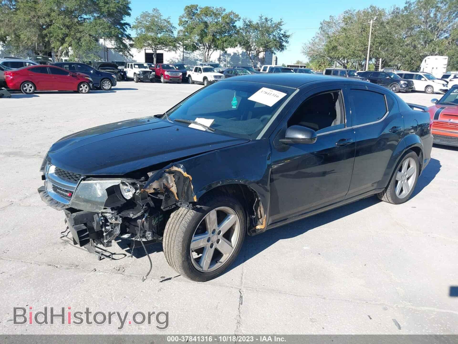 2013 DODGE AVENGER - VIN: 1C3CDZCB2DN707732 - Фото 2