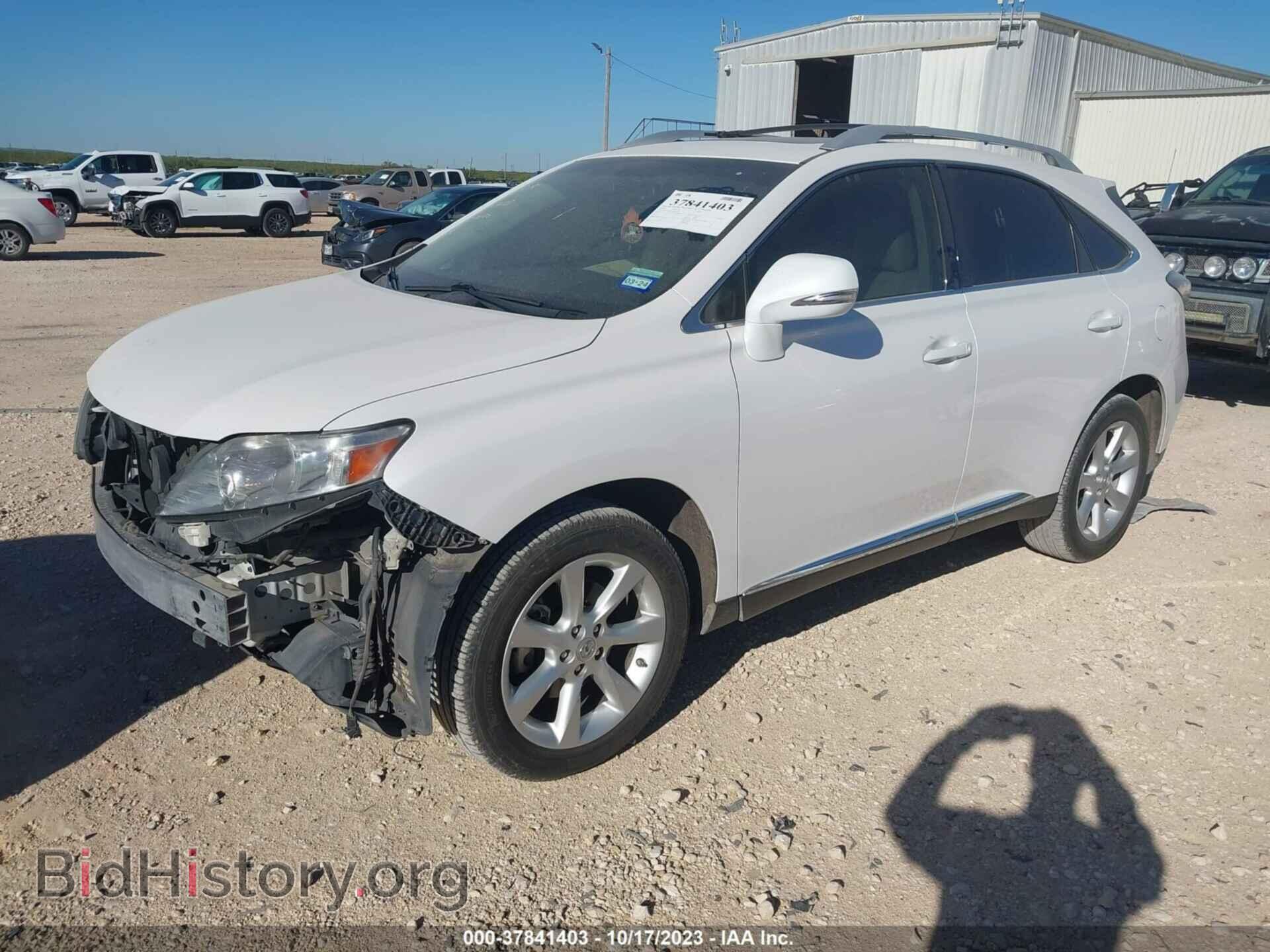2012 LEXUS RX 350 - VIN: 2T2ZK1BAXCC066705 - Фото 2
