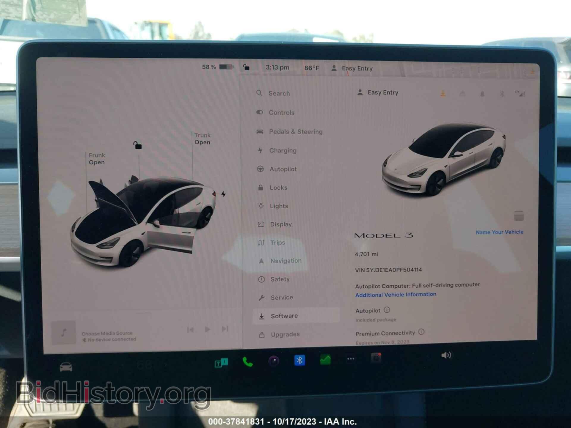 2023 TESLA MODEL 3 - VIN: 5YJ3E1EA0PF504114 - Photo 17