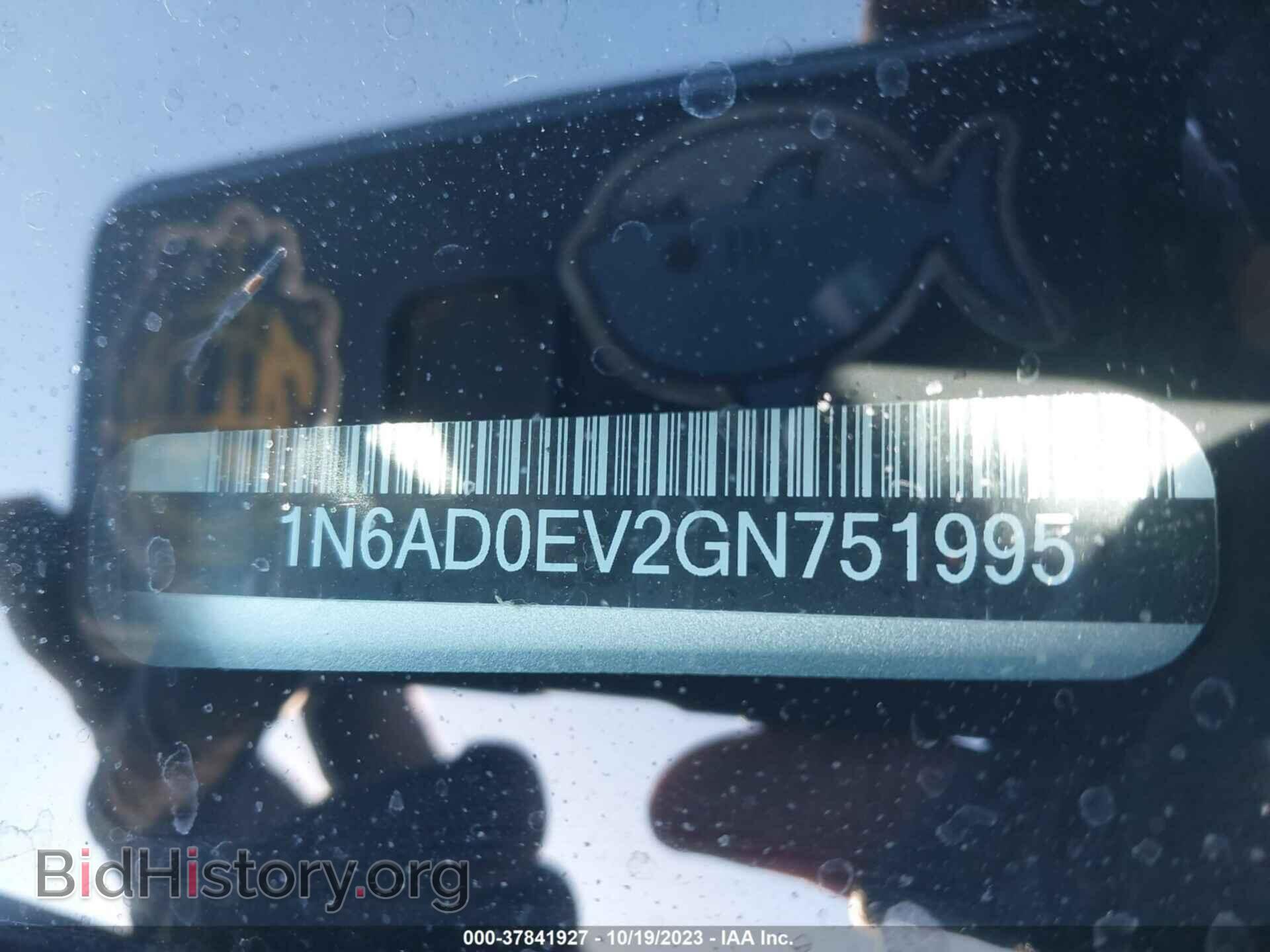 2016 NISSAN FRONTIER - VIN: 1N6AD0EV2GN751995 - Фото 9