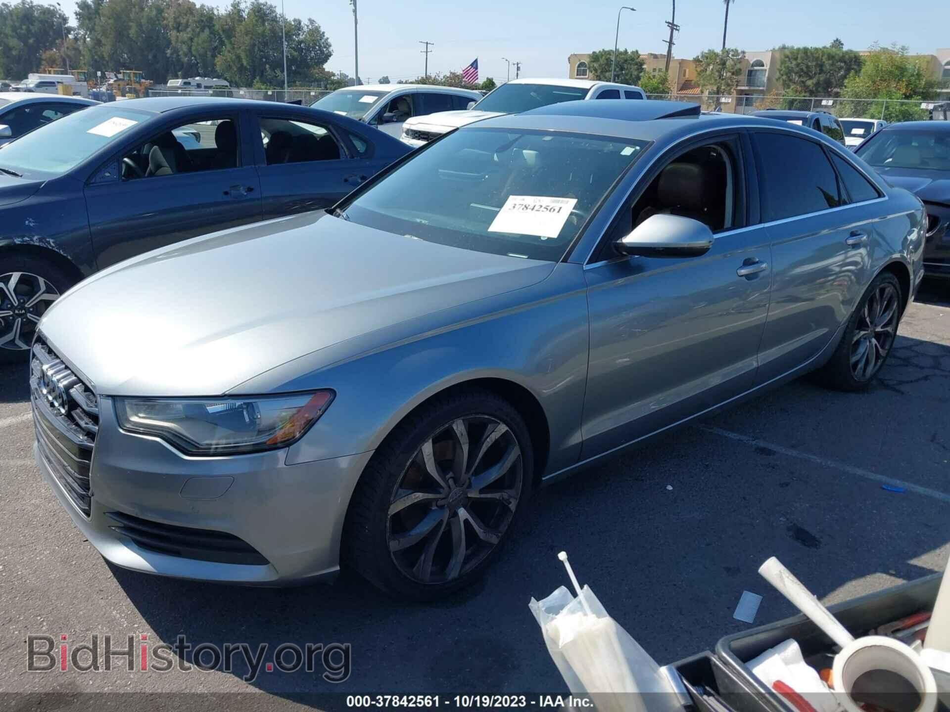 2013 AUDI A6 - VIN: WAUGFAFC1DN028660 - Фото 2