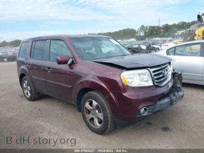 2015 Honda PILOT EX-L, фиолетовый — VIN 5FNYF4H59FB002543, IAAI