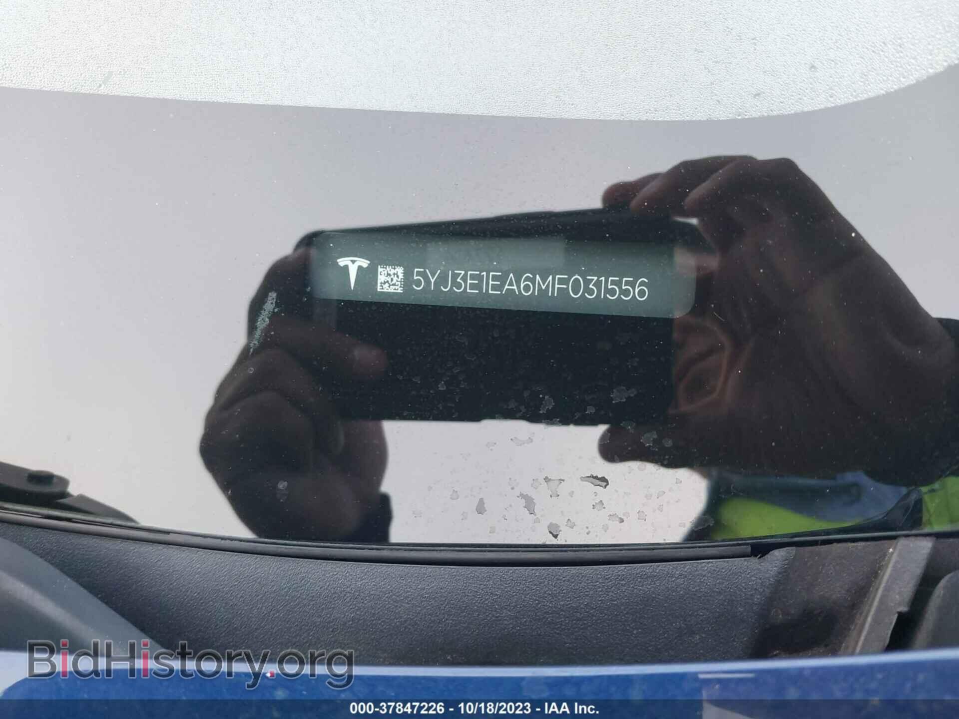 2021 TESLA MODEL 3 - VIN: 5YJ3E1EA6MF031556 - Фото 9