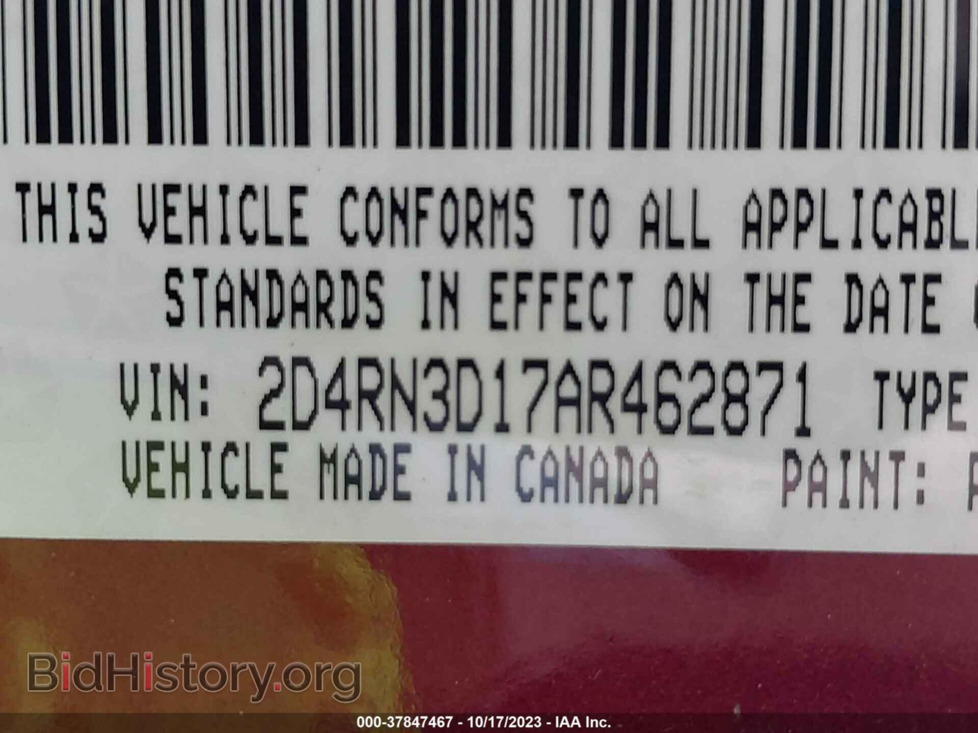 2010 DODGE GRAND CARAVAN - VIN: 2D4RN3D17AR462871 - Фото 9