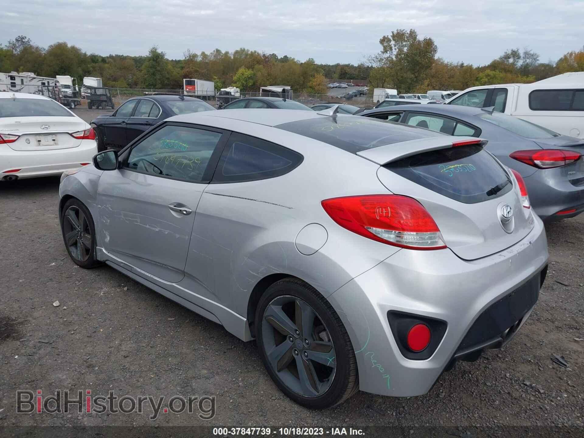 2014 HYUNDAI VELOSTER - VIN: KMHTC6AEXEU200445 - Фото 3