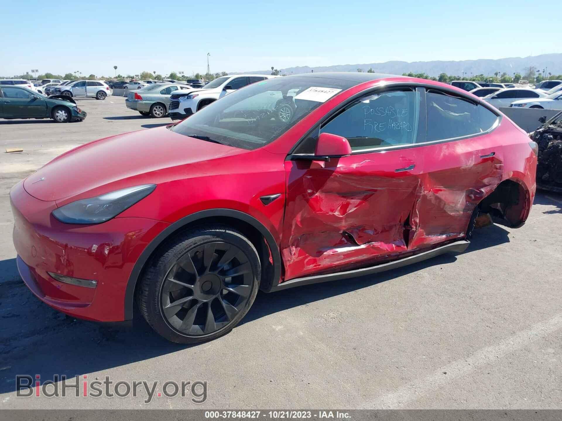 2023 TESLA MODEL Y - VIN: 7SAYGDEE0PF698747 - Фото 2