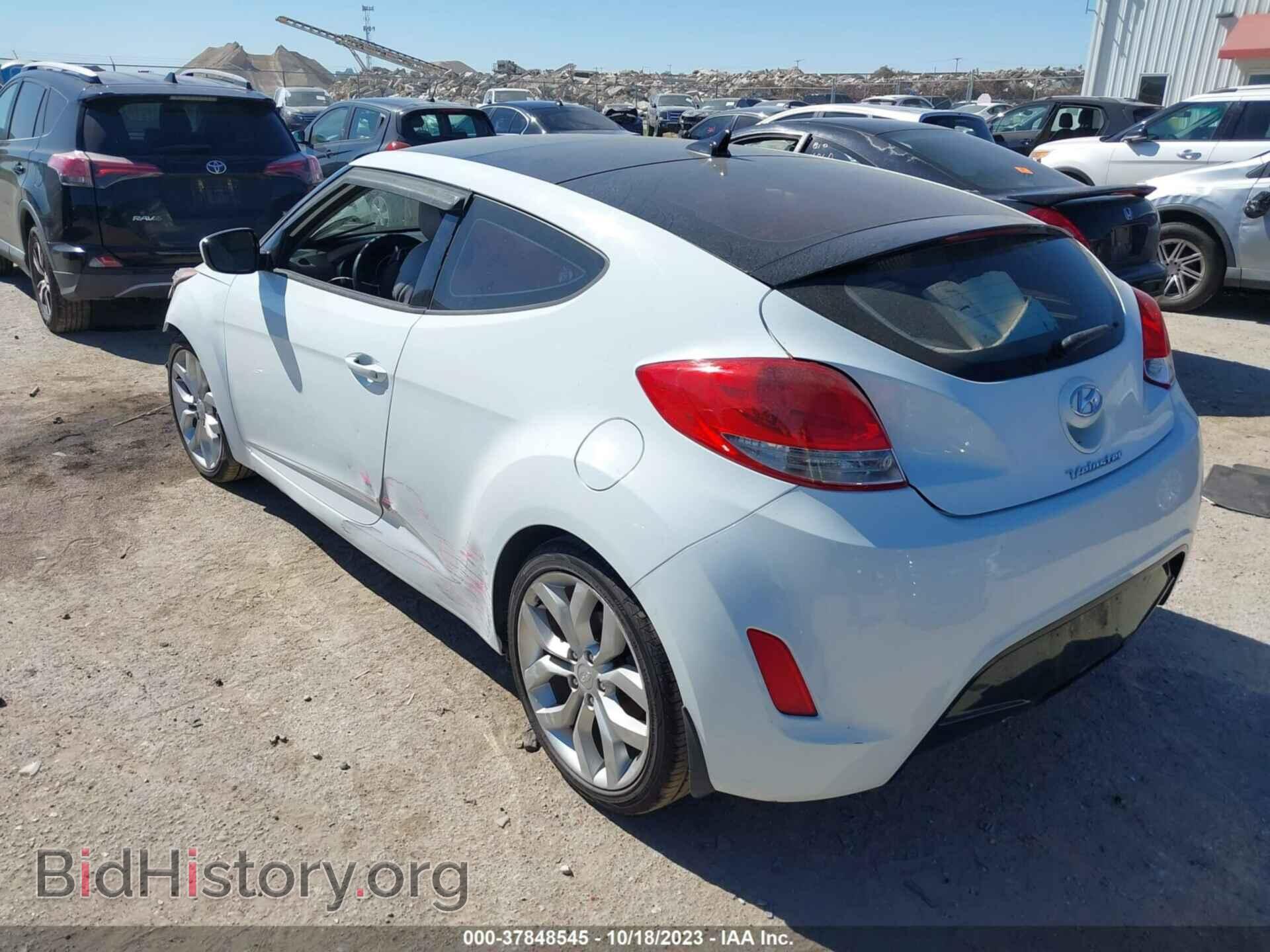 2012 HYUNDAI VELOSTER - VIN: KMHTC6AD2CU081486 - Фото 3