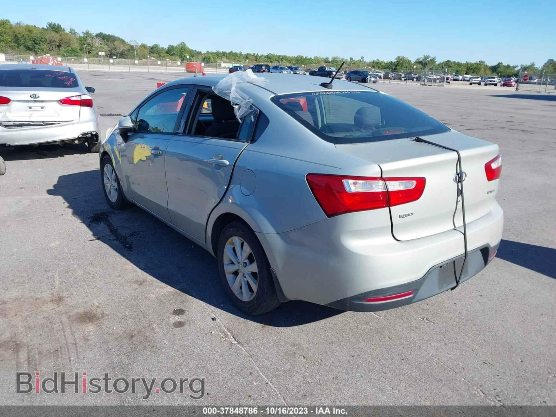 2013 KIA RIO - VIN: KNADN4A37D6181522 - Фото 3