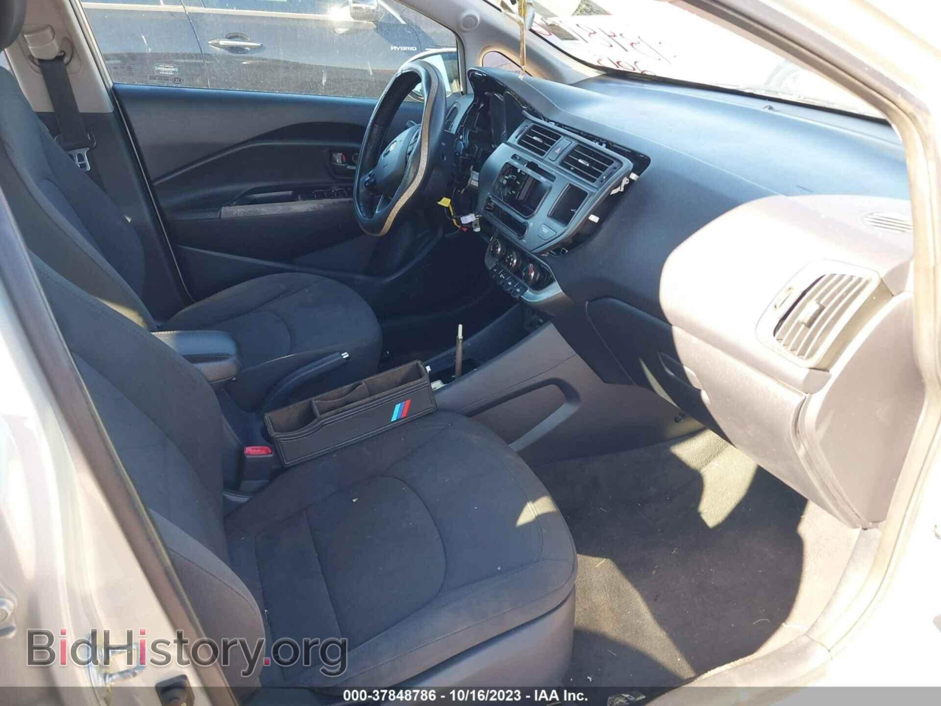 2013 KIA RIO - VIN: KNADN4A37D6181522 - Фото 5