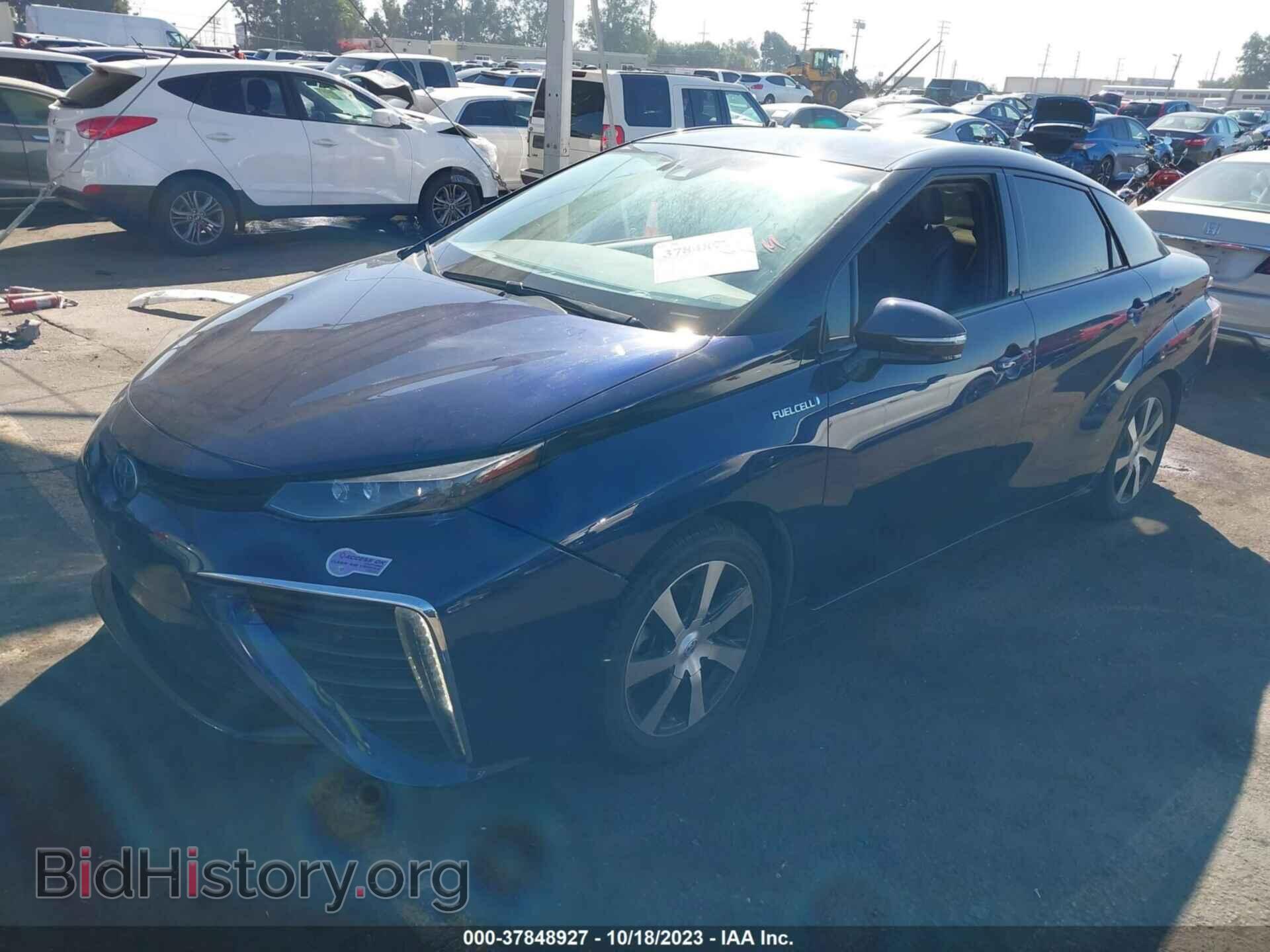 2019 TOYOTA MIRAI - VIN: JTDBVRBD2KA005678 - Фото 2