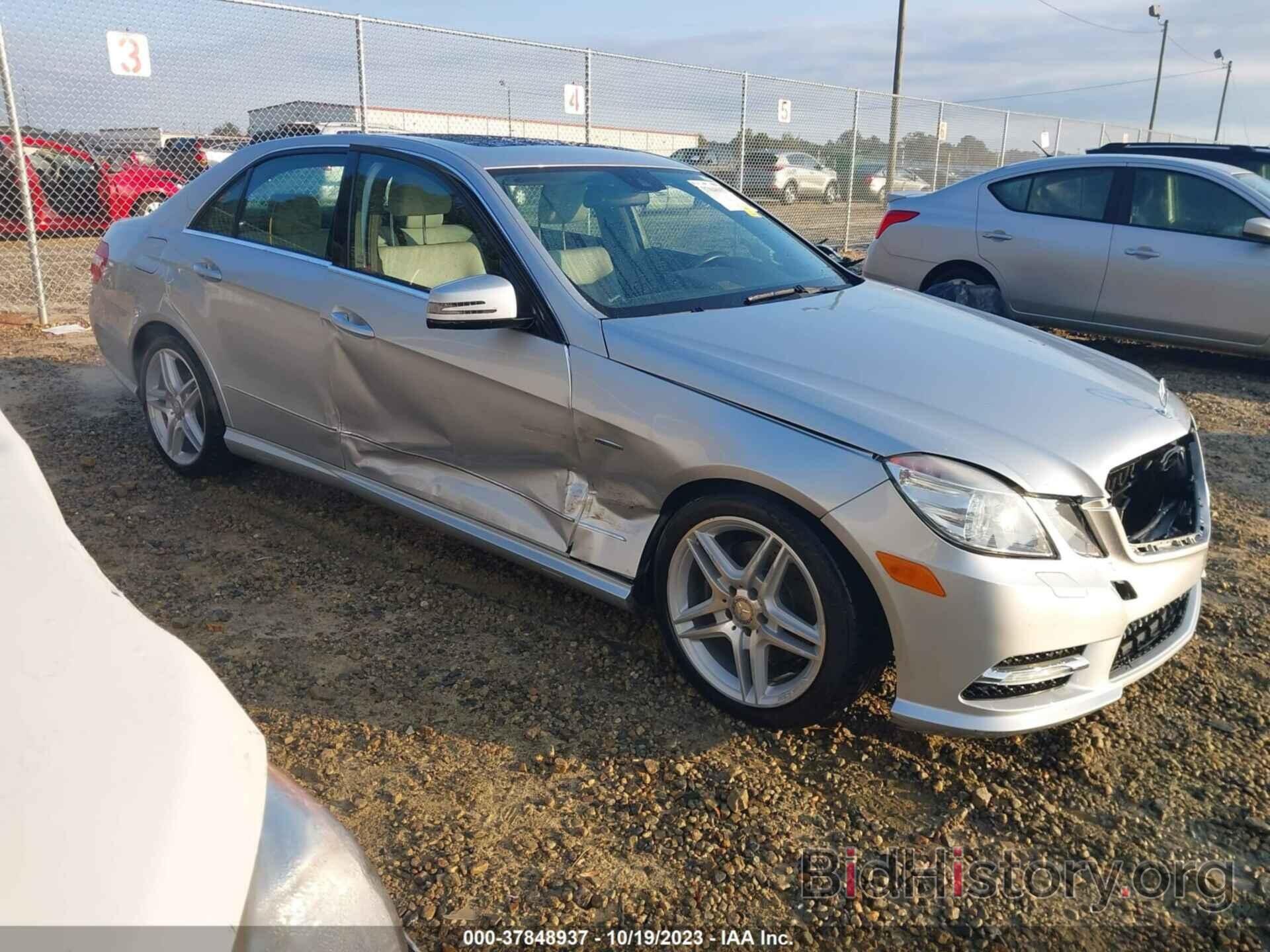 Photo WDDHF5KBXCA570119 - MERCEDES-BENZ E-CLASS 2012