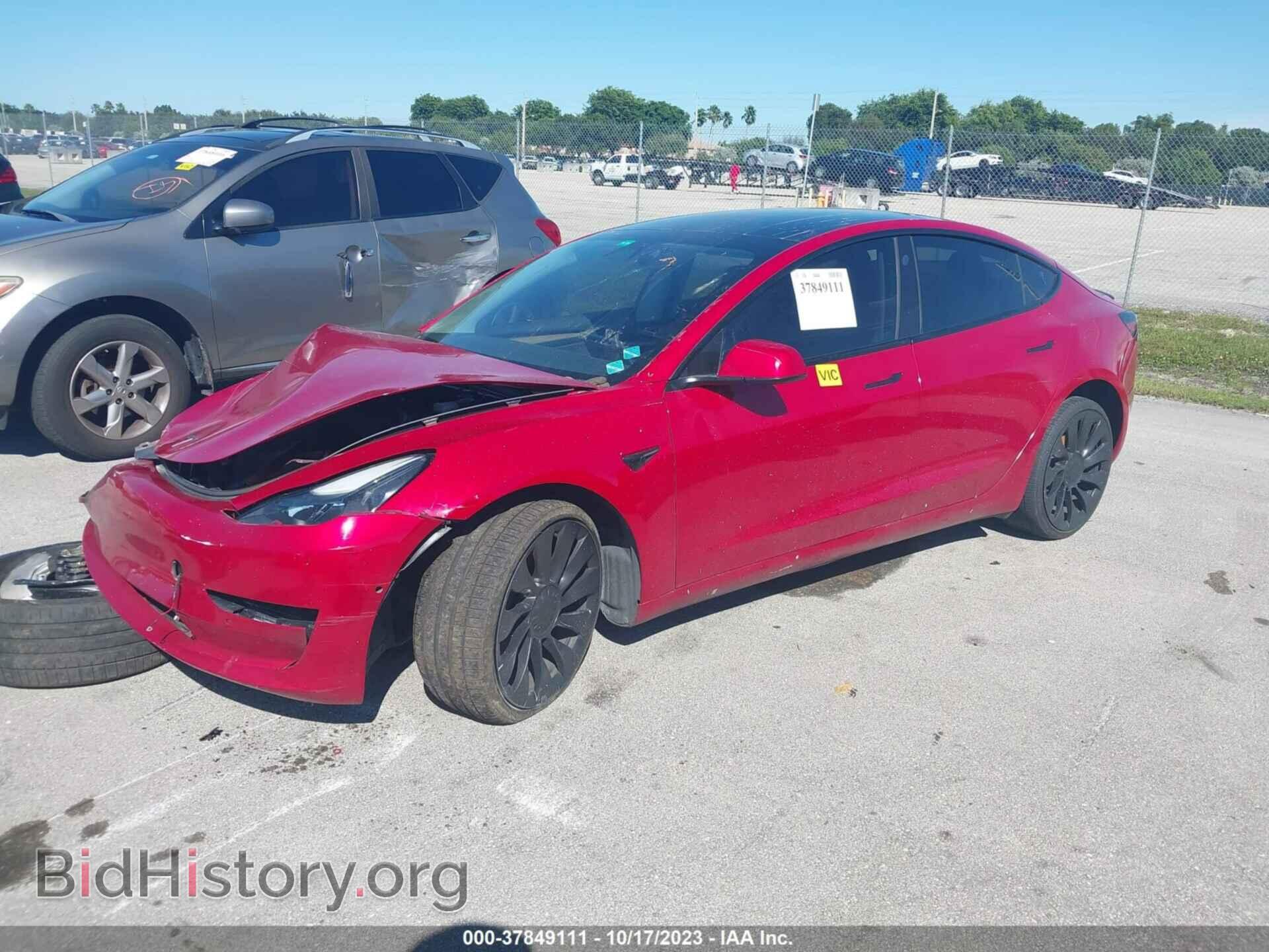 2021 TESLA MODEL 3 - VIN: 5YJ3E1ECXMF984823 - Фото 2