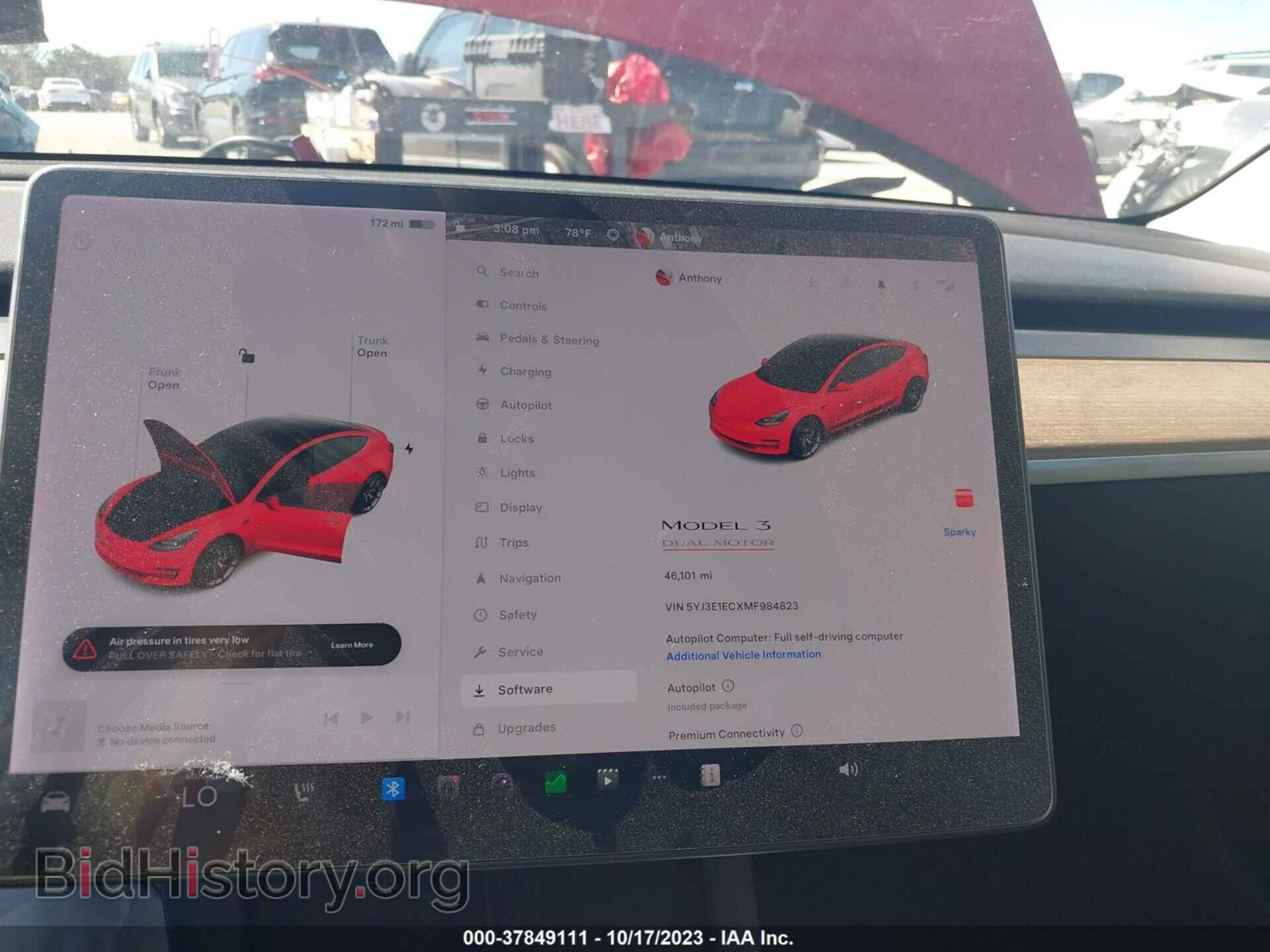 2021 TESLA MODEL 3 - VIN: 5YJ3E1ECXMF984823 - Фото 7