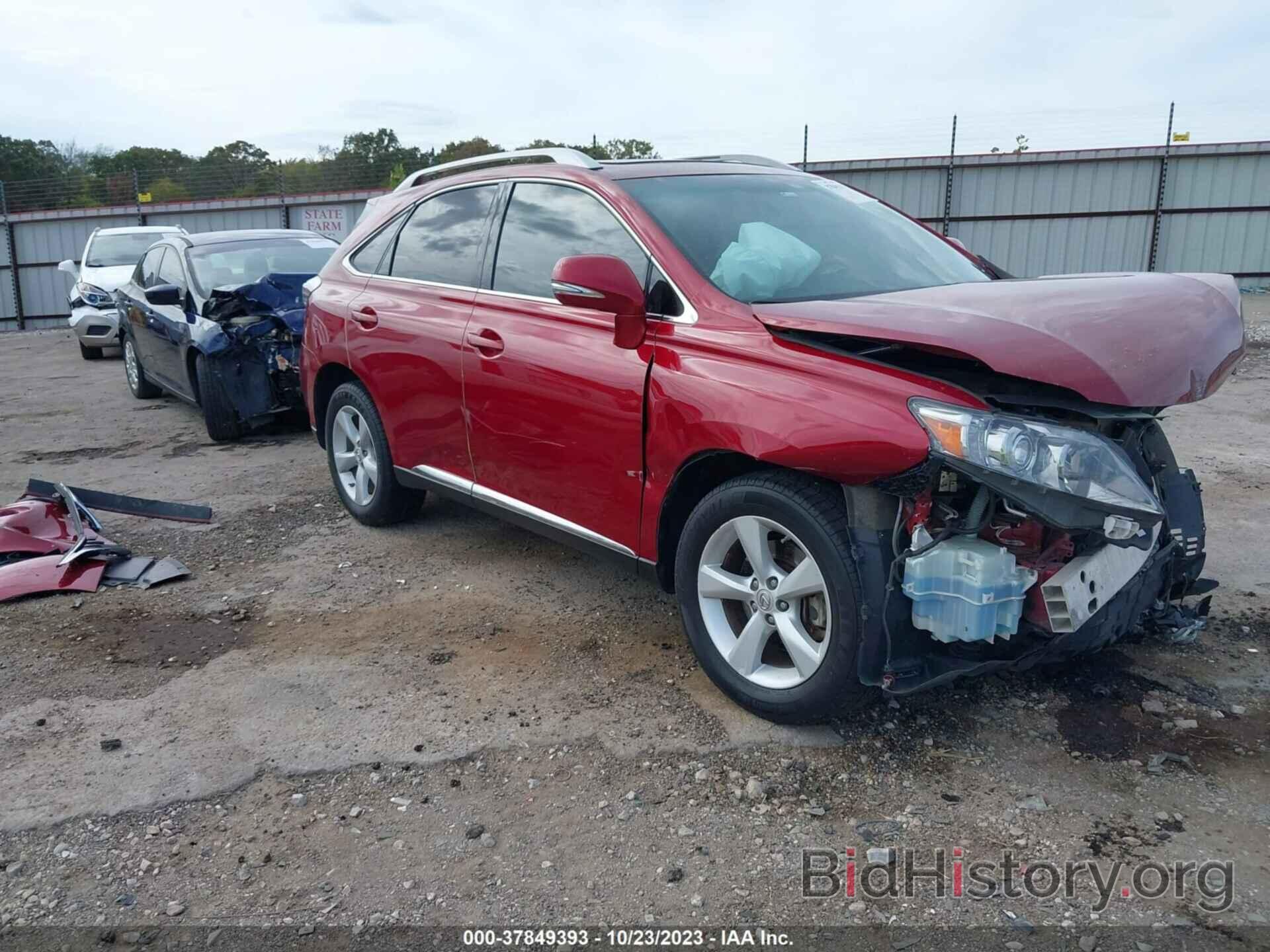 Photo 2T2BK1BA1CC141499 - LEXUS RX 350 2012