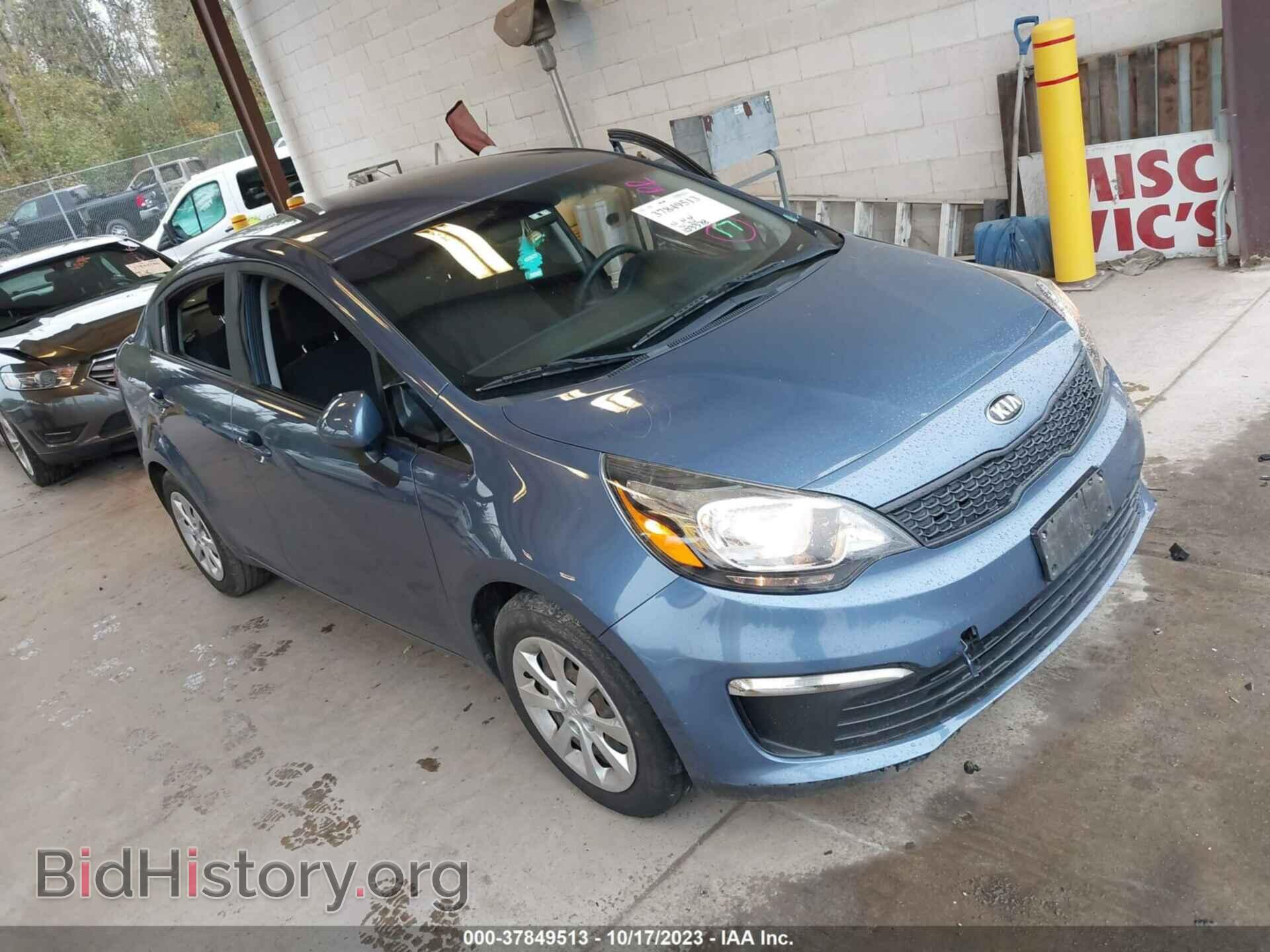 Фотография KNADM4A37G6697239 - KIA RIO 2016
