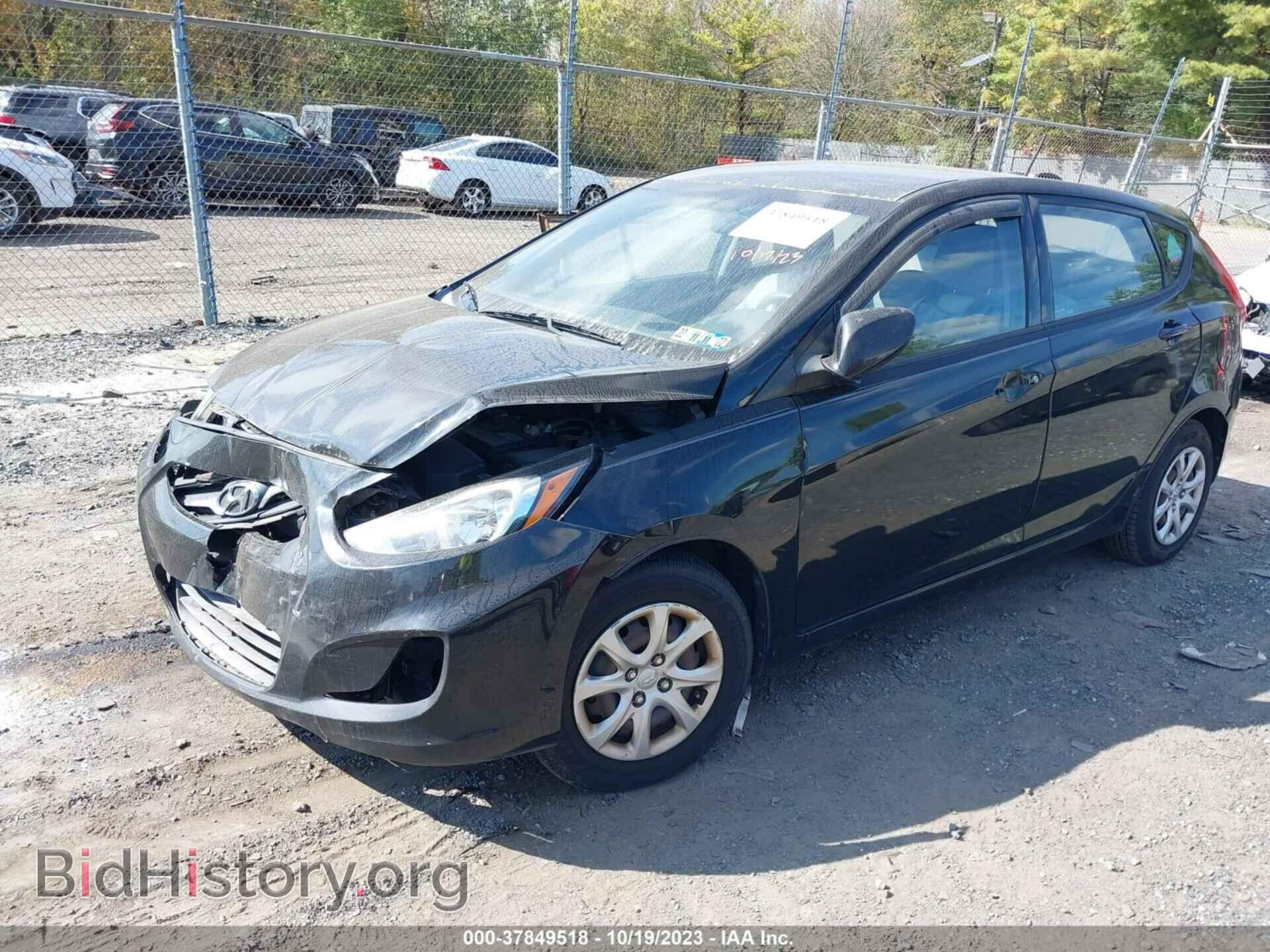 2012 HYUNDAI ACCENT - VIN: KMHCT5AE4CU008218 - Фото 2