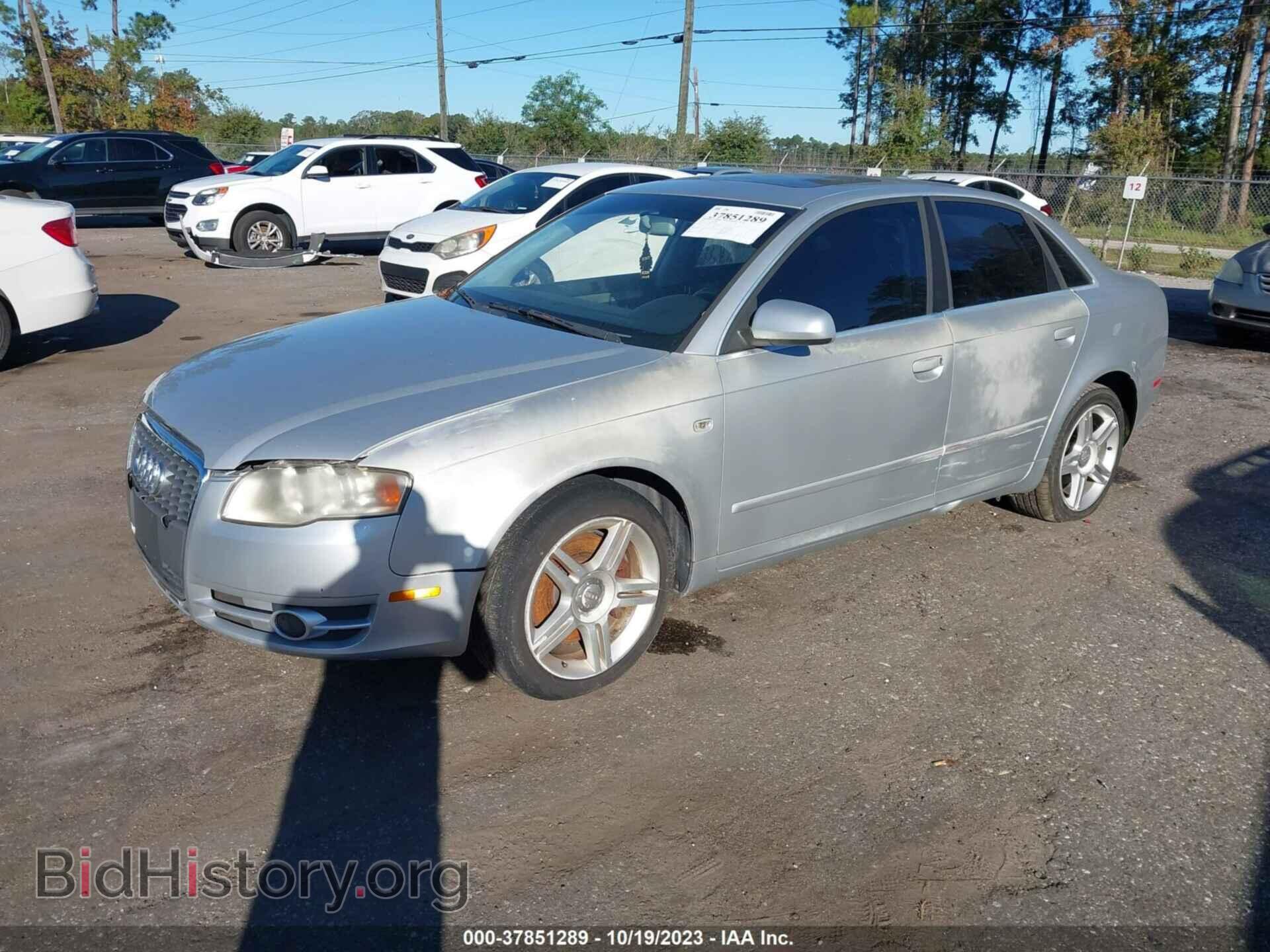 2007 AUDI A4 - VIN: WAUAF78E77A208535 - Фото 2