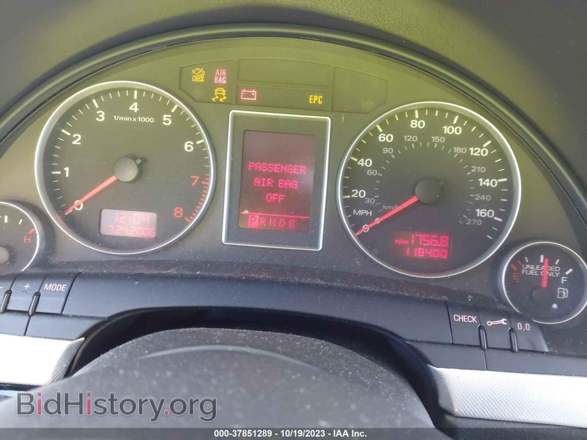 2007 AUDI A4 - VIN: WAUAF78E77A208535 - Фото 7