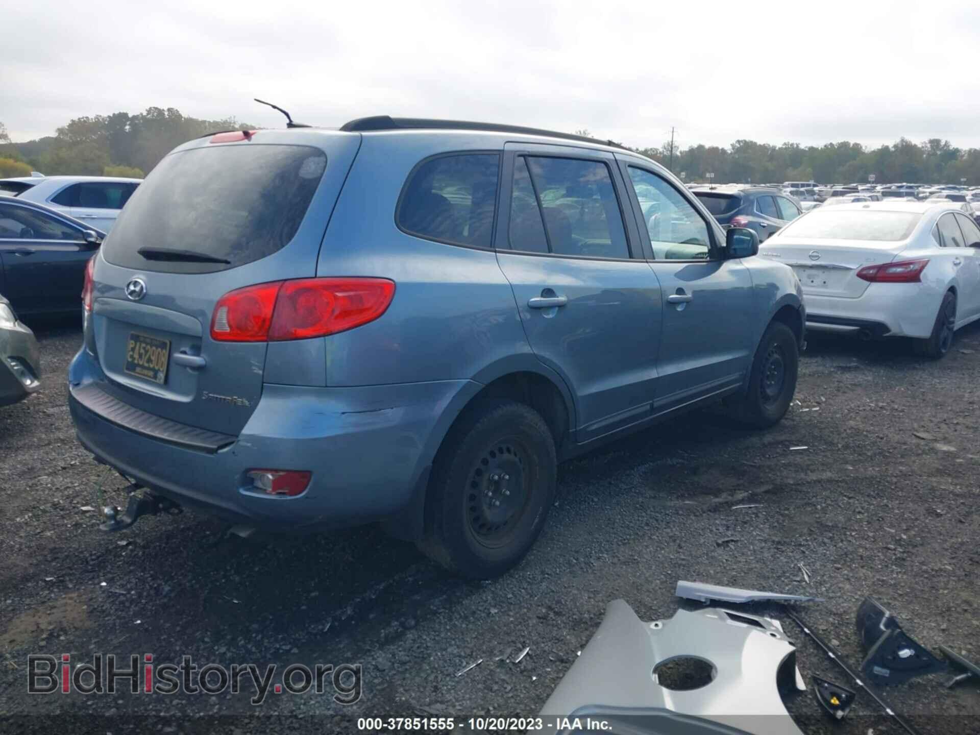 2009 HYUNDAI SANTA FE - VIN: 5NMSG13D69H257556 - Фото 4