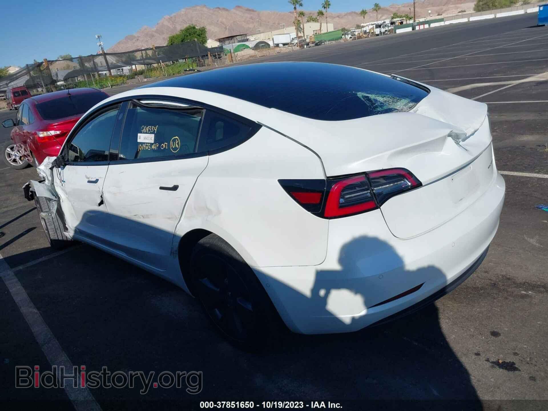 2022 TESLA MODEL 3 - VIN: 5YJ3E1EB1NF211151 - Фото 3