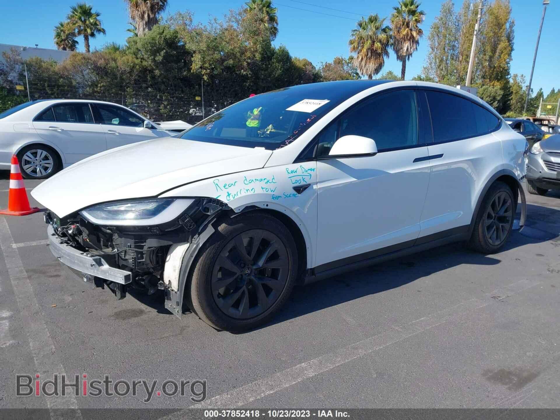 2022 TESLA MODEL X - VIN: 7SAXCBE6XNF349788 - Photo 2