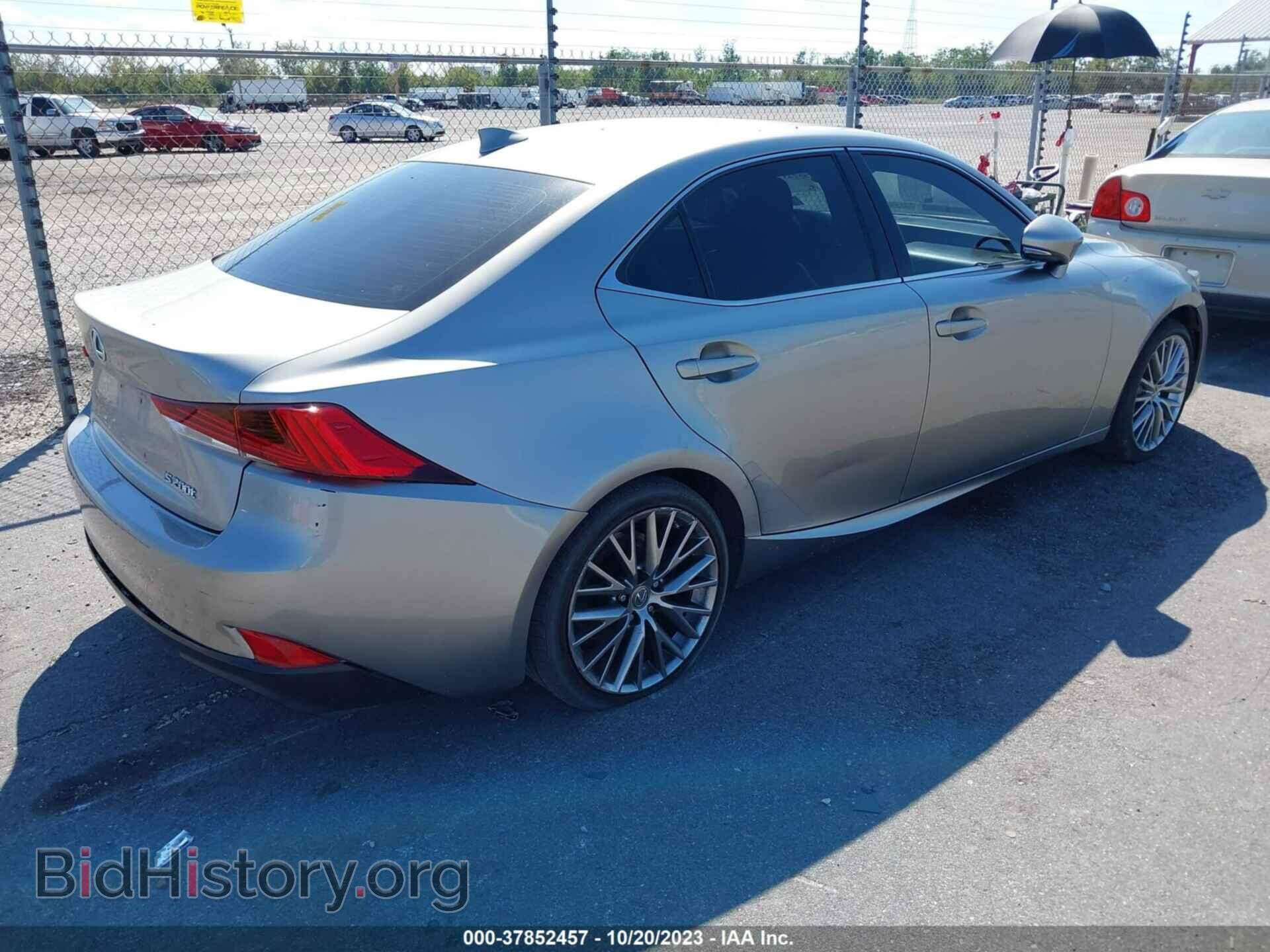 2017 LEXUS IS - VIN: JTHBA1D23H5051559 - Фото 4