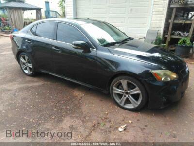 2012 Lexus IS 250, черный — VIN JTHBF5C23C5178802, IAAI