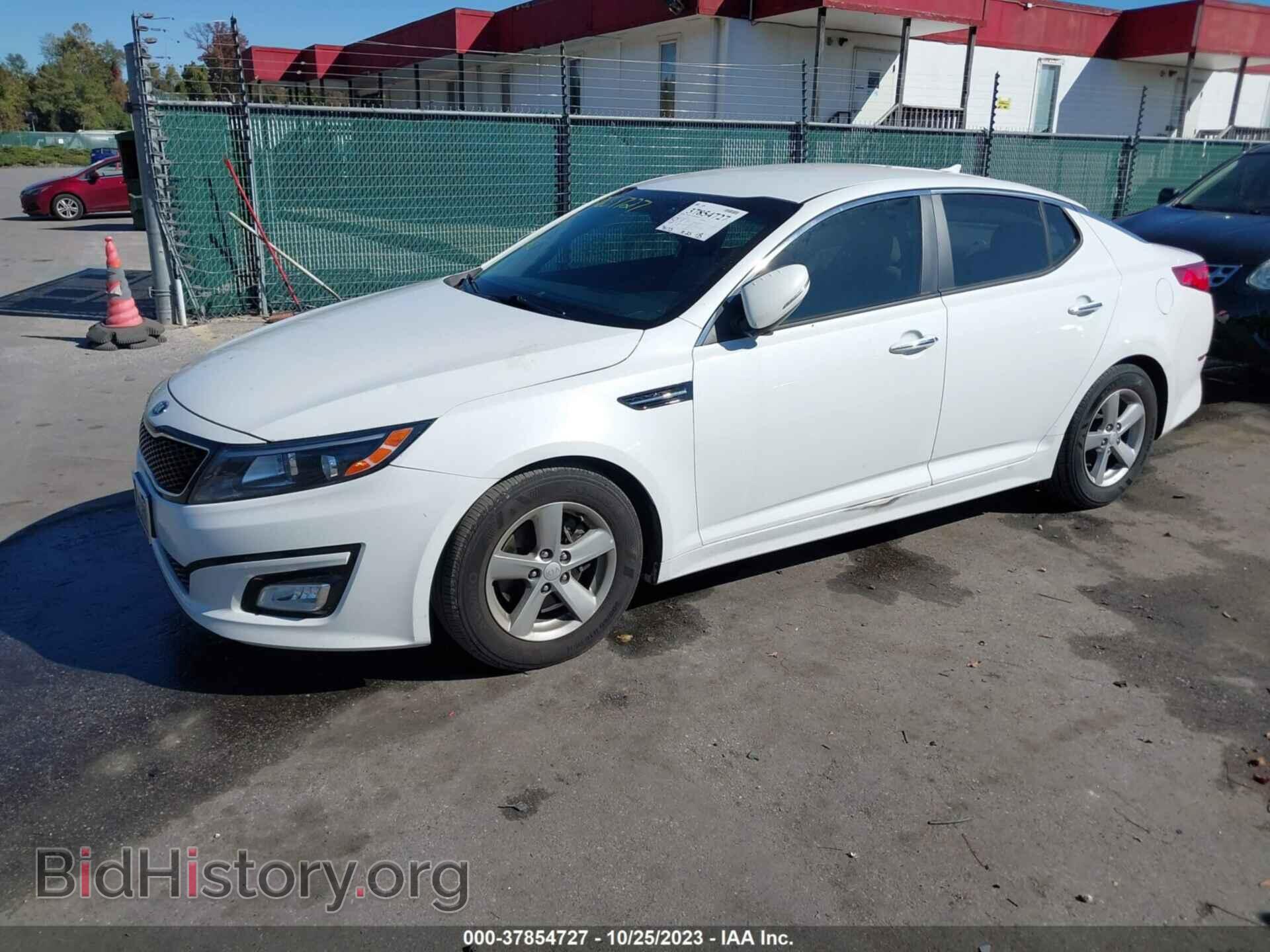 2015 KIA OPTIMA - VIN: 5XXGM4A77FG441296 - Фото 2
