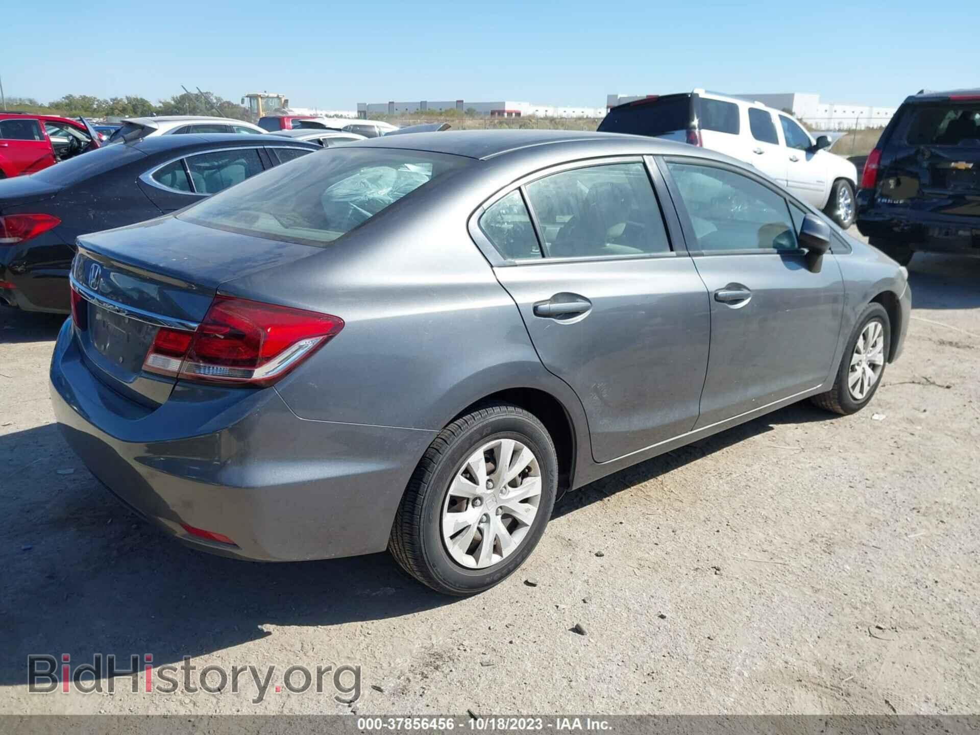 2013 HONDA CIVIC - VIN: 19XFB2F55DE215325 - Фото 4