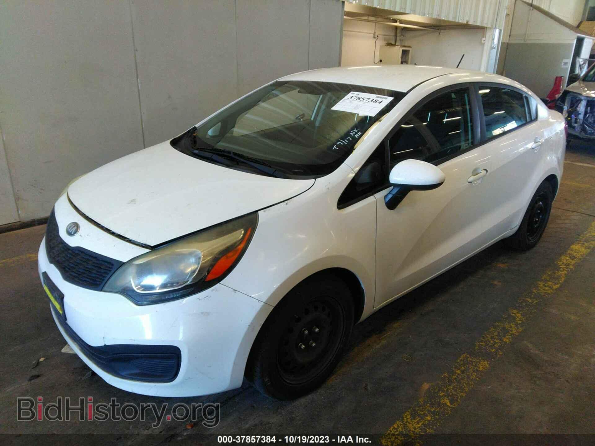 2013 KIA RIO - VIN: KNADM4A3XD6216248 - Фото 2