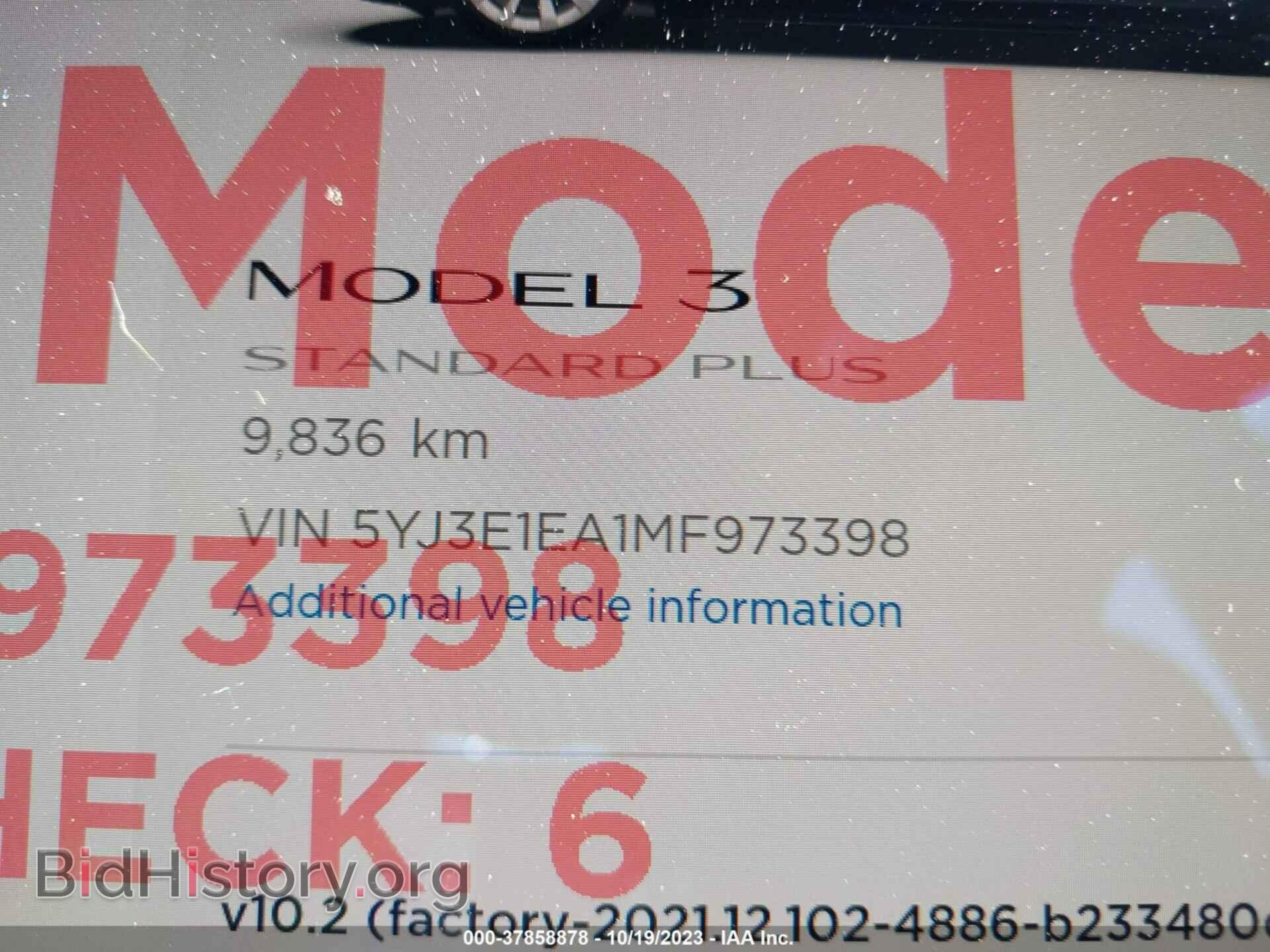 2021 TESLA MODEL 3 - VIN: 5YJ3E1EA1MF973398 - Фото 7