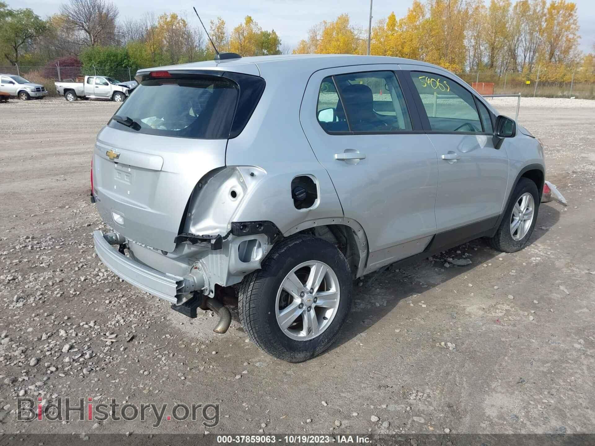 2017 CHEVROLET TRAX - VIN: KL7CJNSB6HB237501 - Фото 4