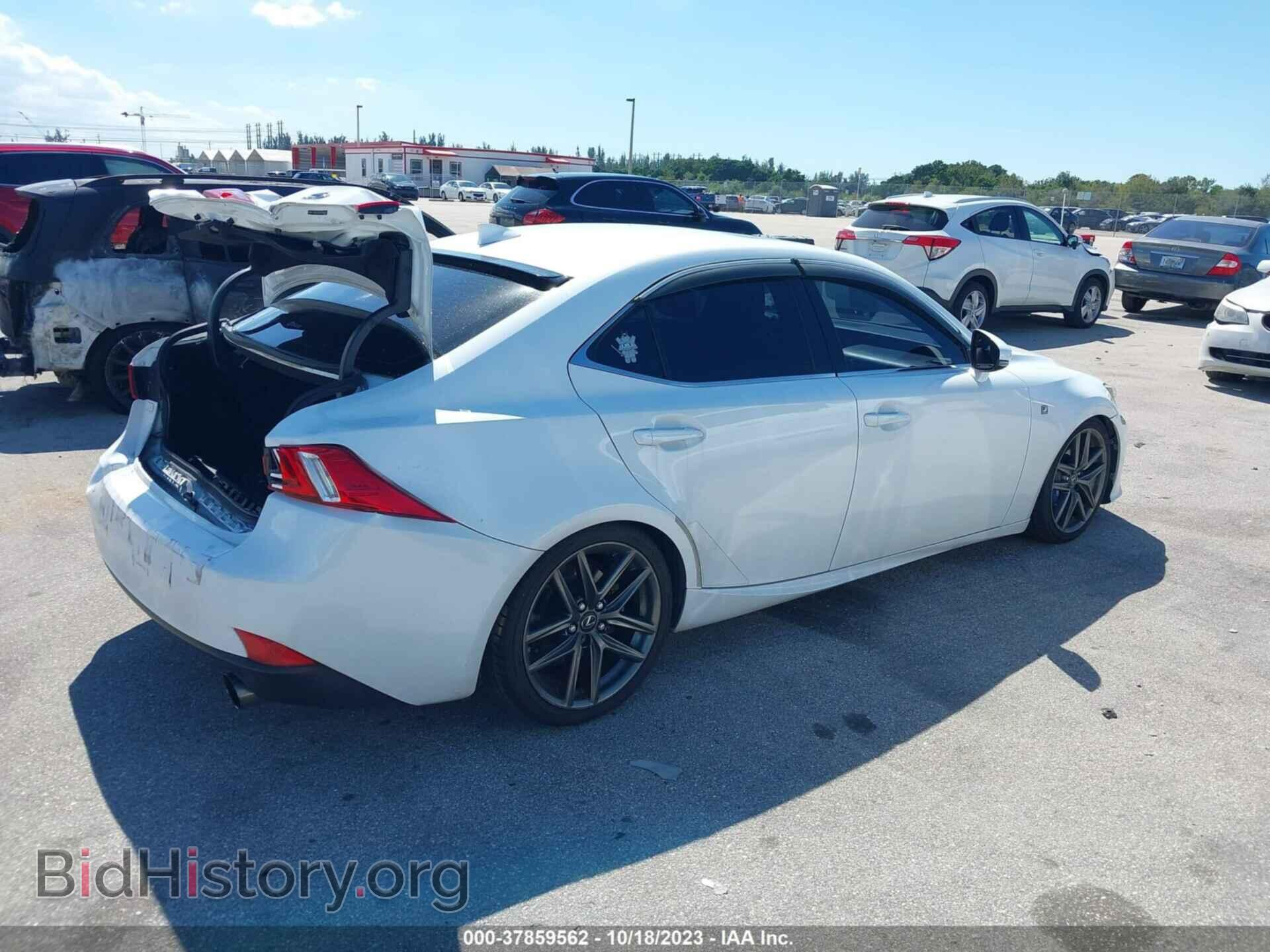 2014 LEXUS IS 350 - VIN: JTHBE1D21E5008029 - Фото 4