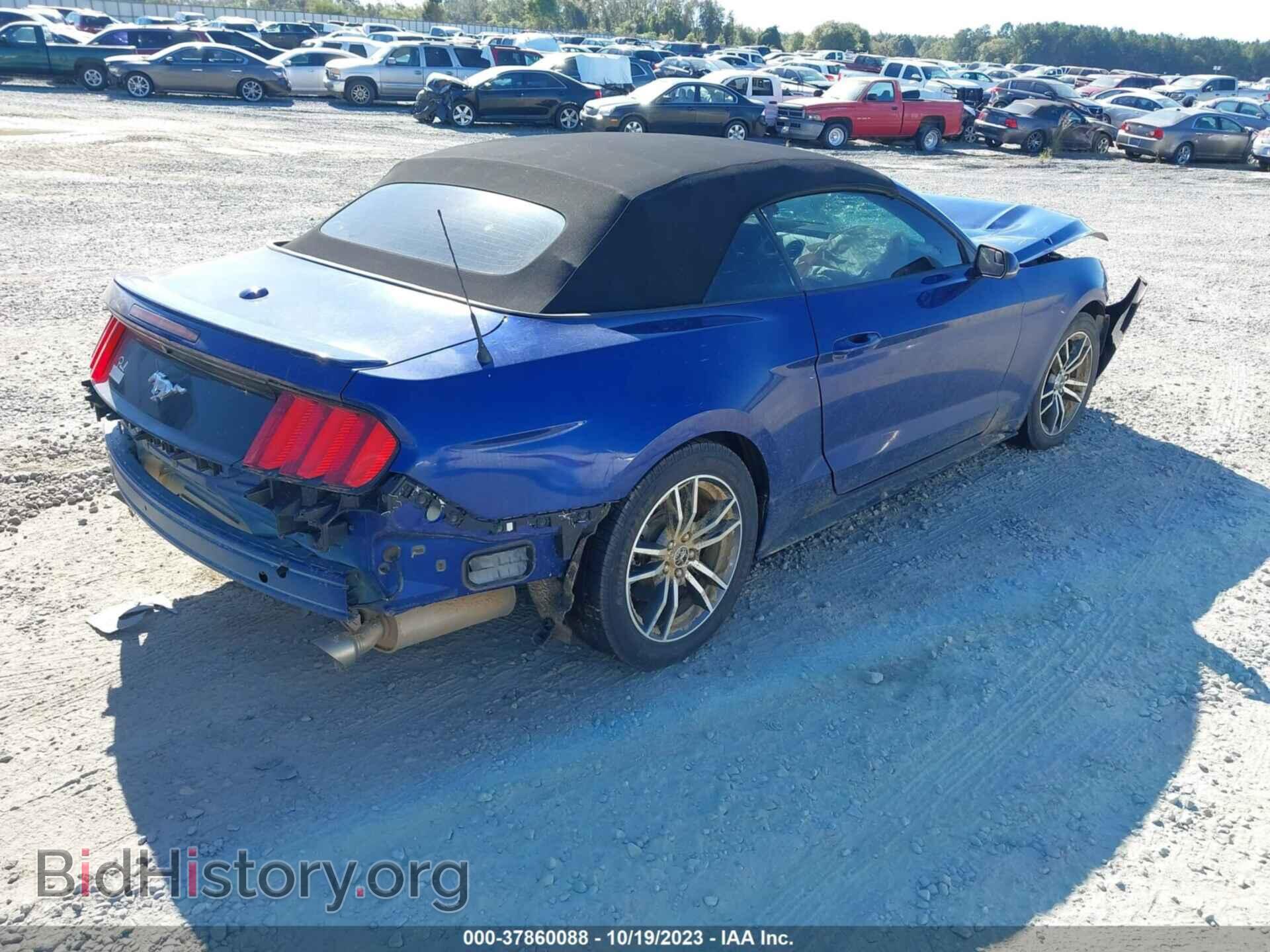 2016 FORD MUSTANG - VIN: 1FATP8UH9G5237564 - Фото 4
