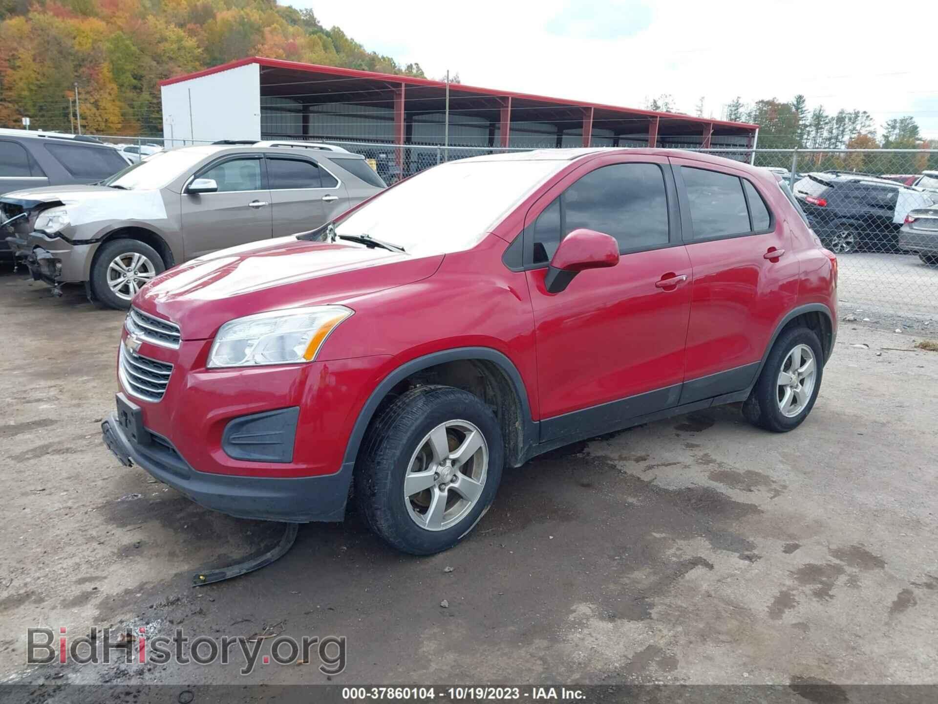 2015 CHEVROLET TRAX - VIN: KL7CJPSB5FB110148 - Фото 2