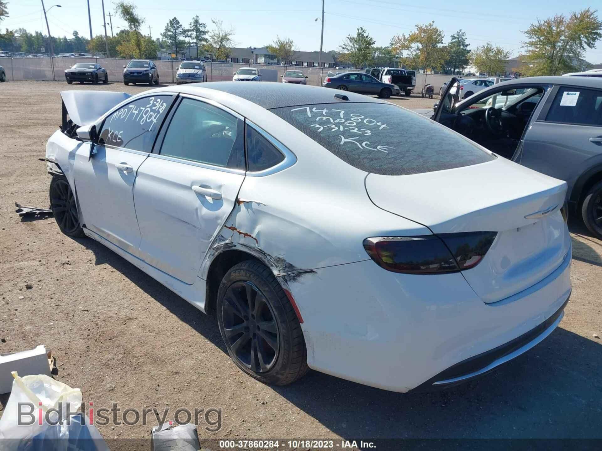 2015 CHRYSLER 200 - VIN: 1C3CCCAB6FN747804 - Фото 3