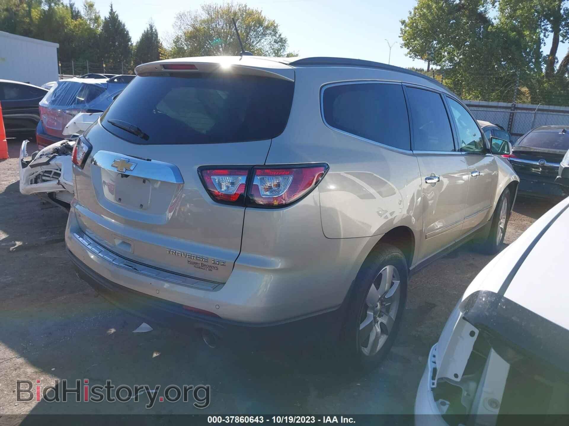2014 CHEVROLET TRAVERSE - VIN: 1GNKVJKD1EJ302129 - Фото 4
