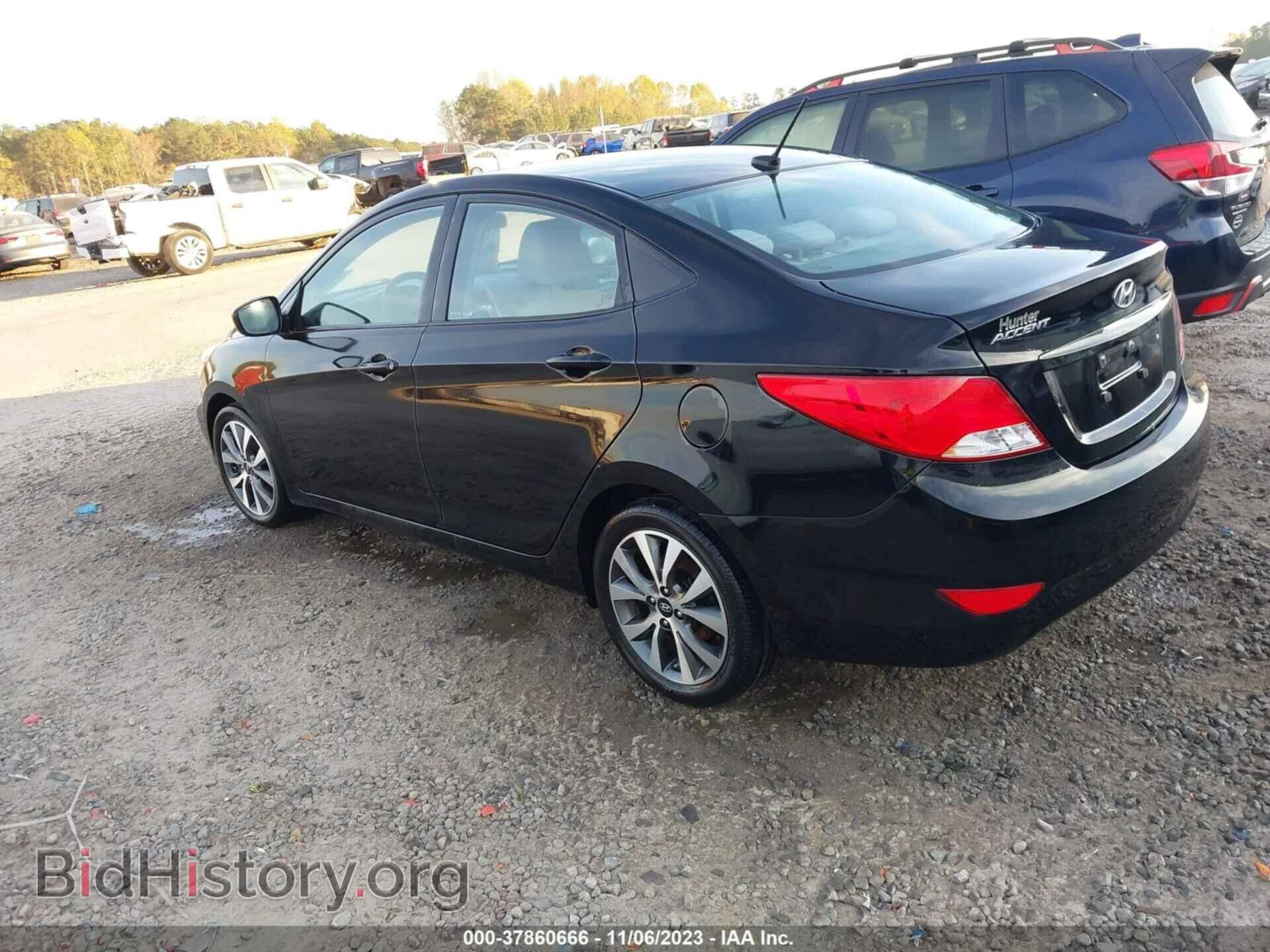 2017 HYUNDAI ACCENT - VIN: KMHCT4AE7HU356550 - Фото 3