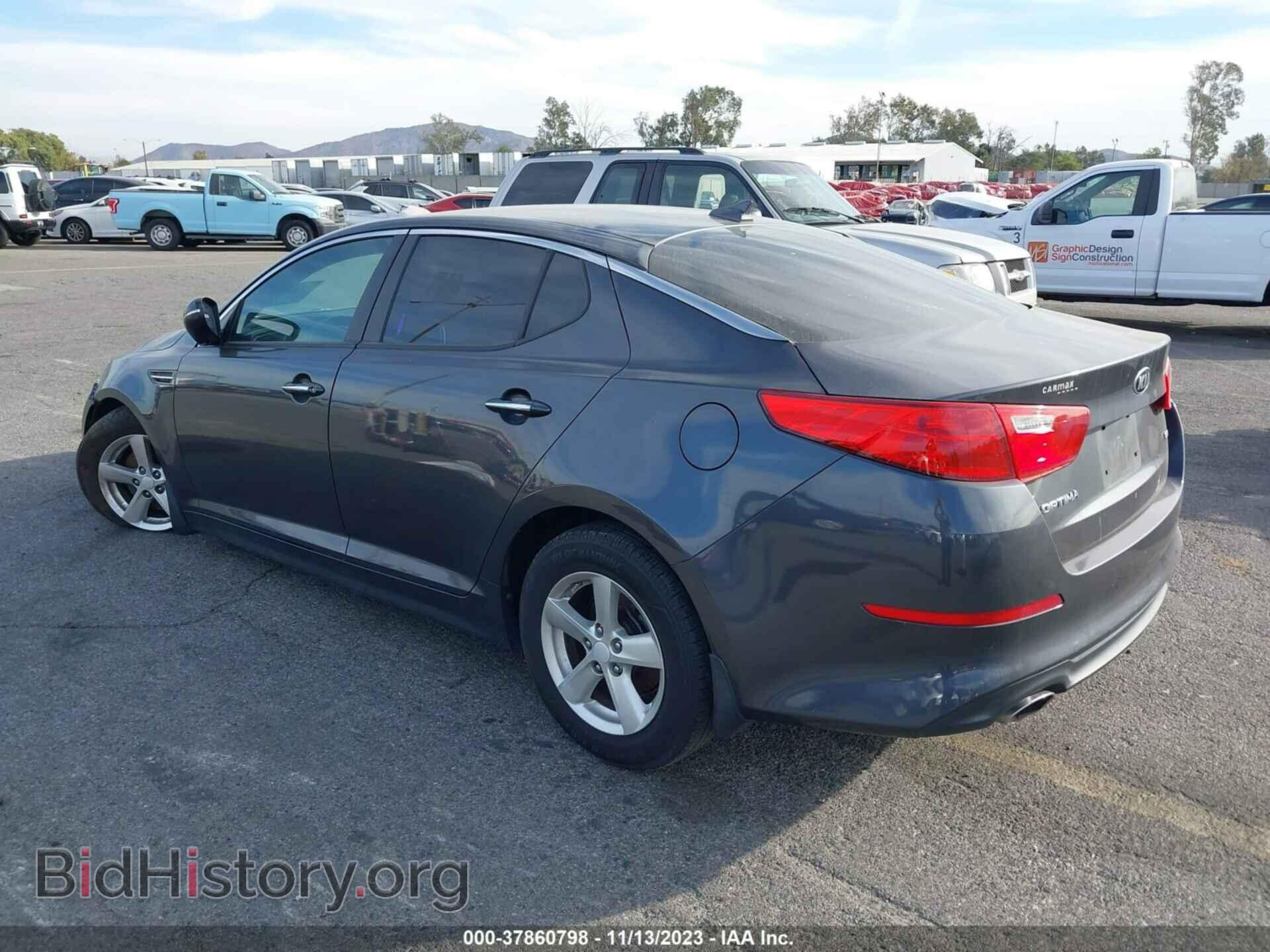 2015 KIA OPTIMA - VIN: KNAGM4A74F5643126 - Фото 3