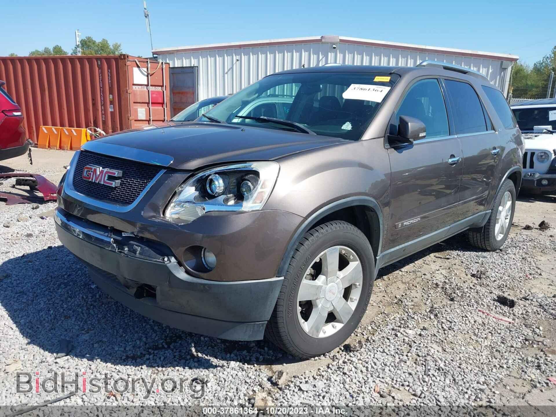2008 GMC ACADIA - VIN: 1GKER23708J267455 - Фото 2