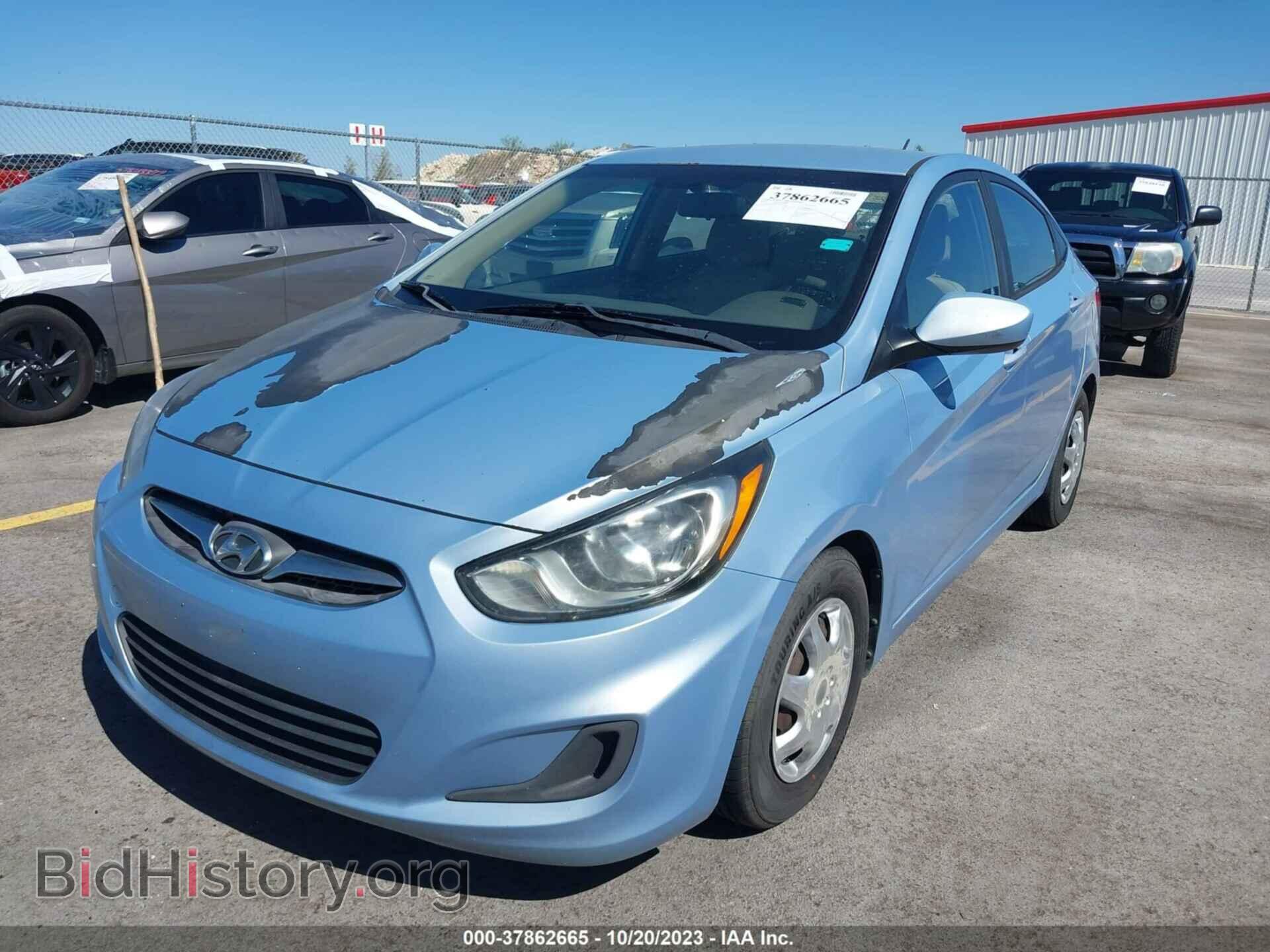 2014 HYUNDAI ACCENT - VIN: KMHCT4AE0EU636807 - Фото 2