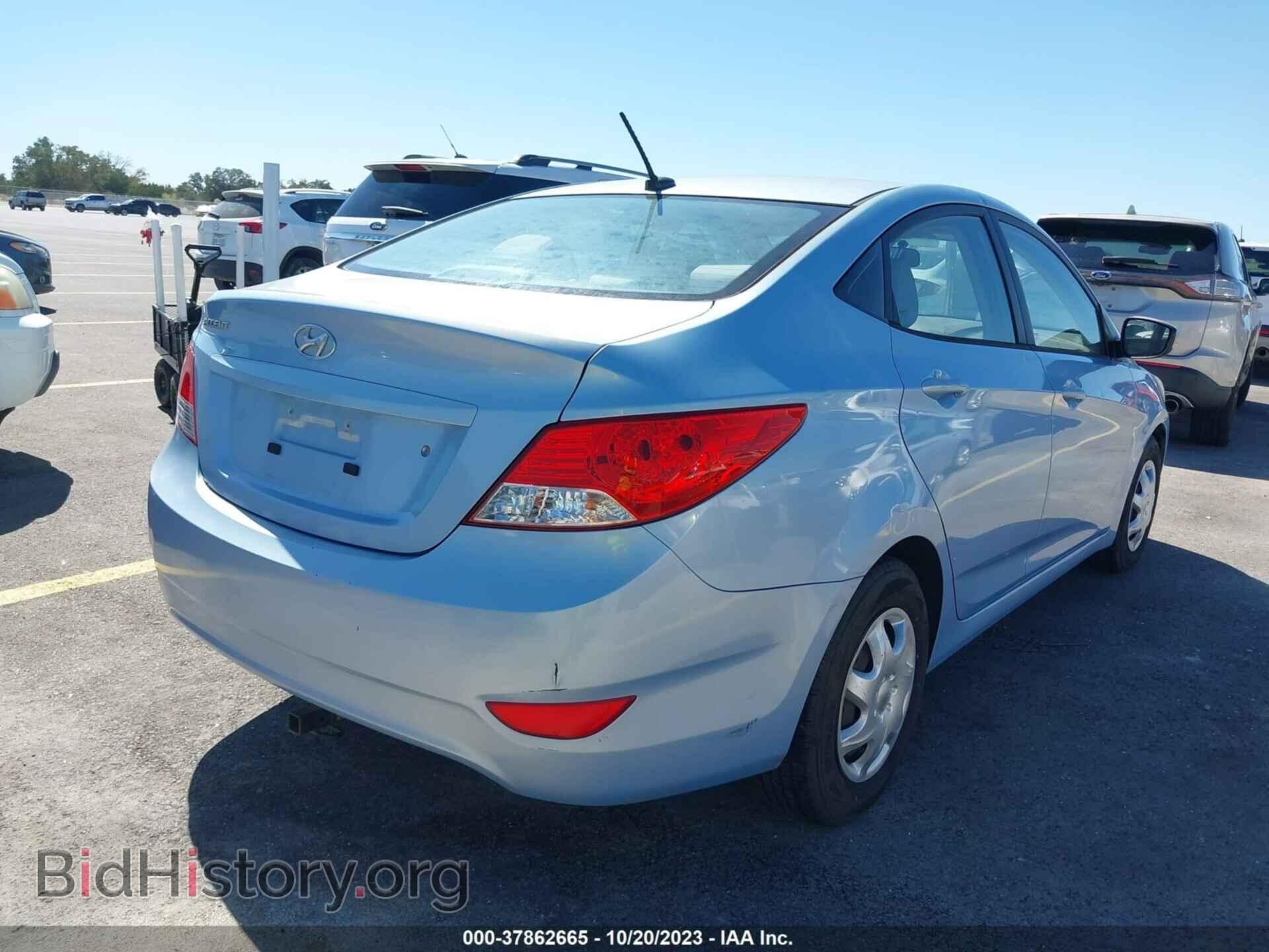 2014 HYUNDAI ACCENT - VIN: KMHCT4AE0EU636807 - Фото 4