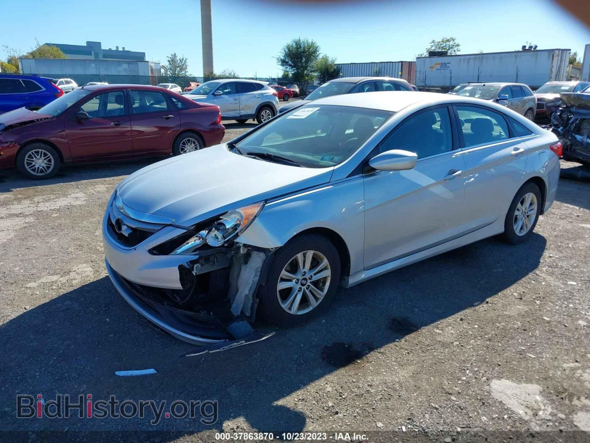 2014 HYUNDAI SONATA - VIN: 5NPEB4AC2EH904538 - Фото 2