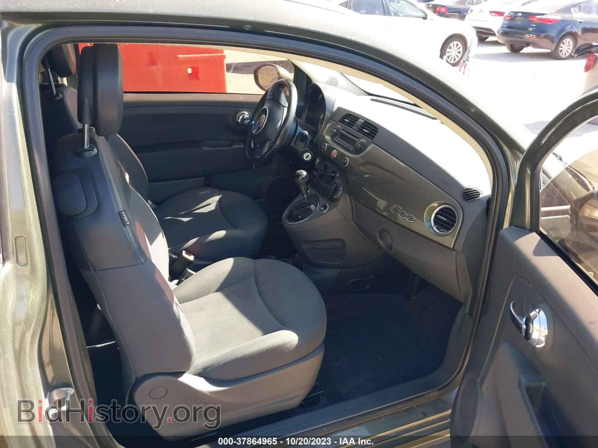 2012 FIAT 500 - VIN: 3C3CFFAR1CT343892 - Photo 5
