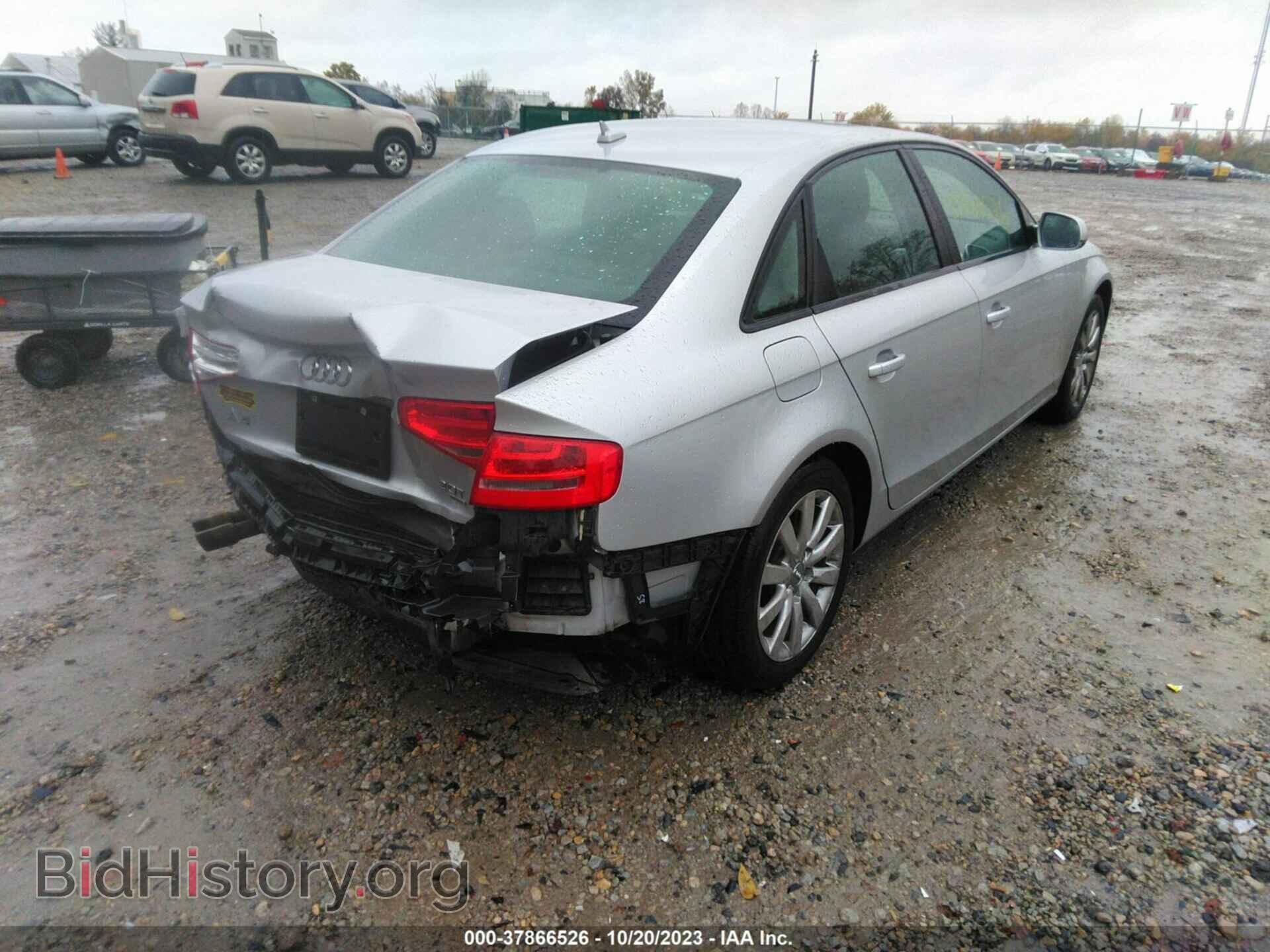 2013 AUDI A4 - VIN: WAUBFAFLXDA170605 - Photo 4