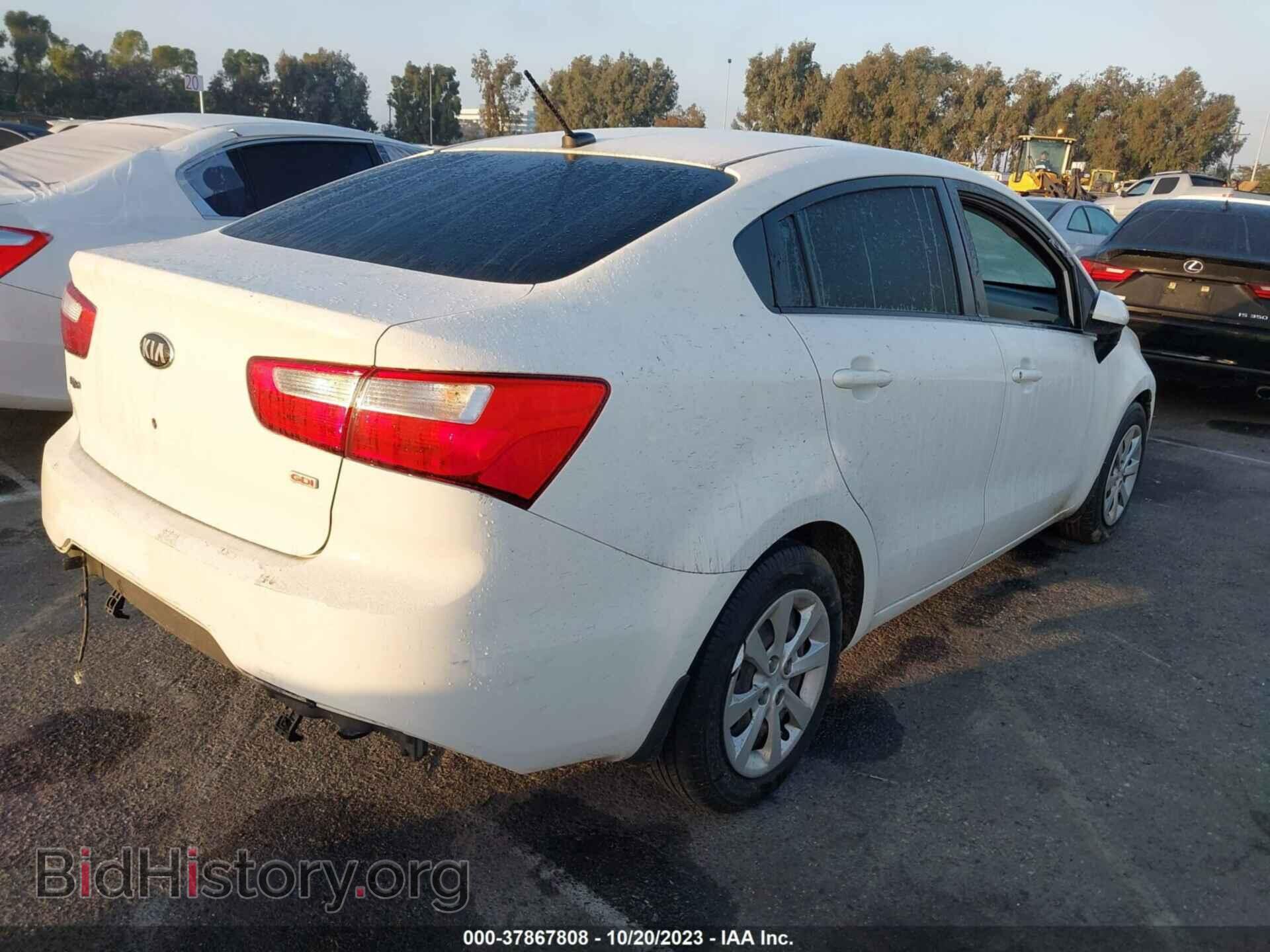 2013 KIA RIO - VIN: KNADM4A30D6153550 - Фото 4