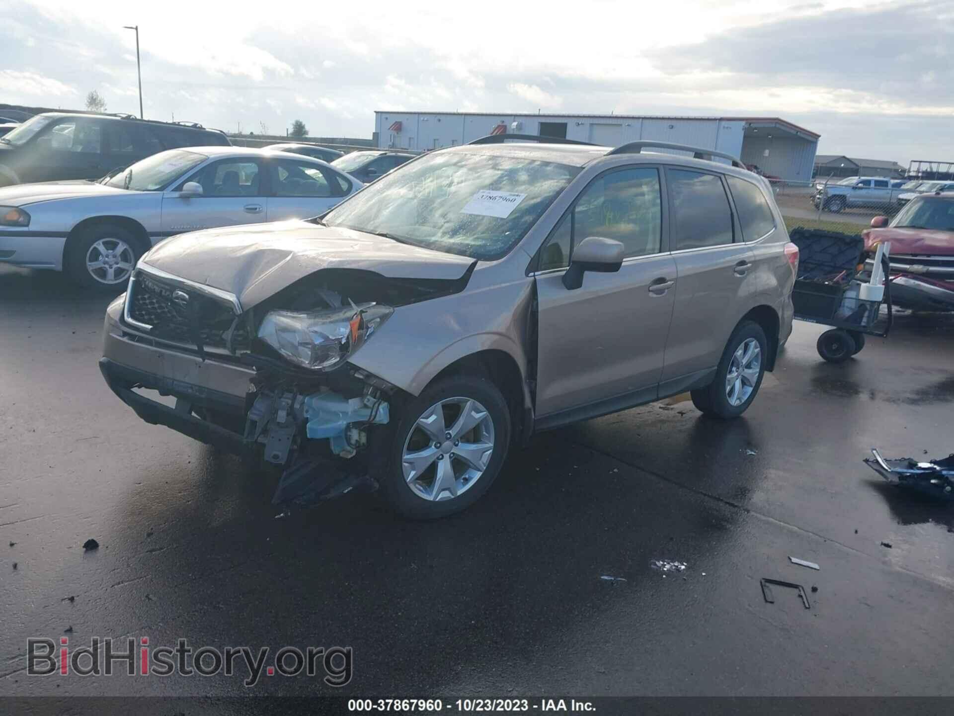 2014 SUBARU FORESTER - VIN: JF2SJAHC3EH437382 - Фото 2