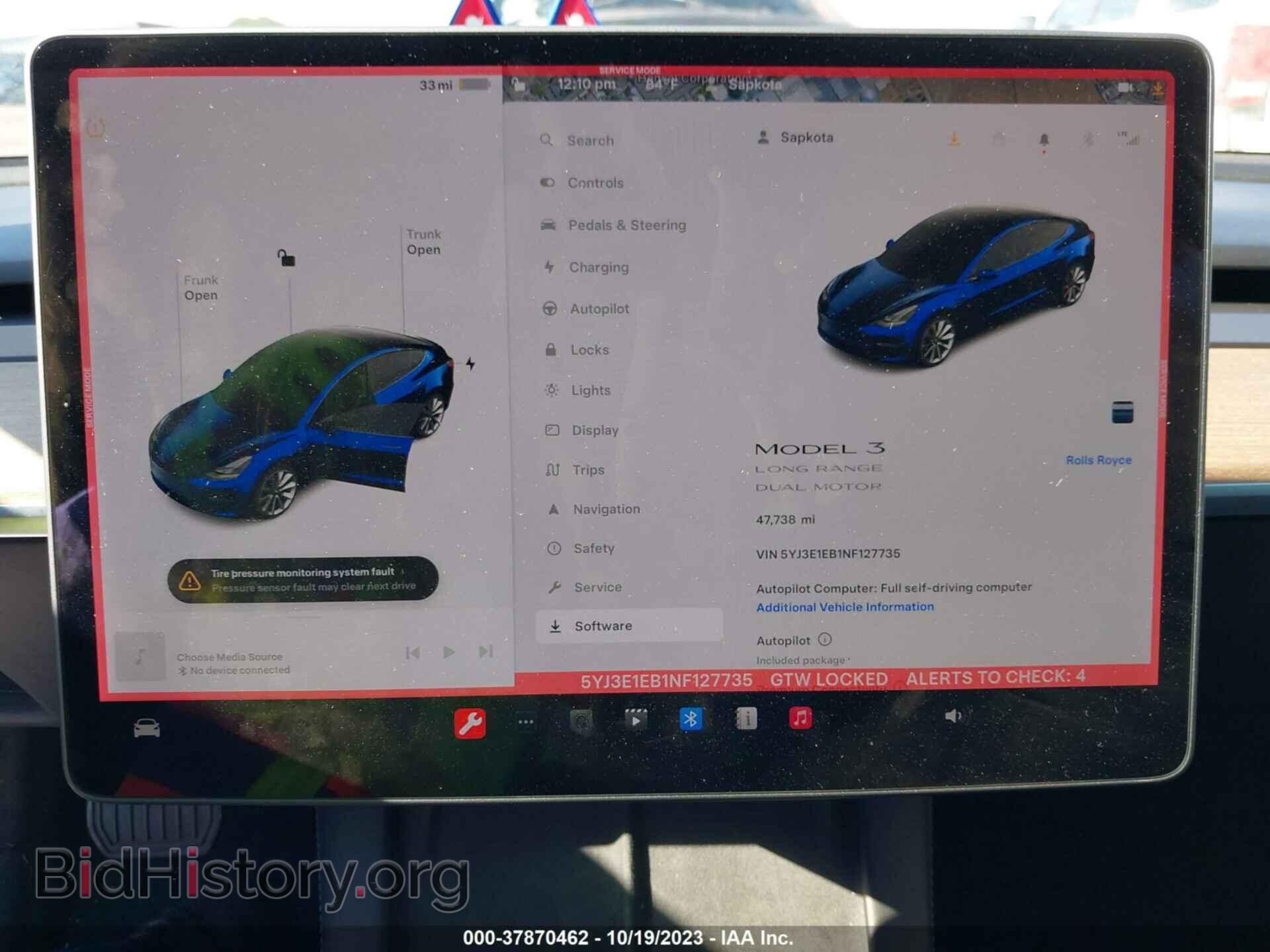 2022 TESLA MODEL 3 - VIN: 5YJ3E1EB1NF127735 - Photo 7