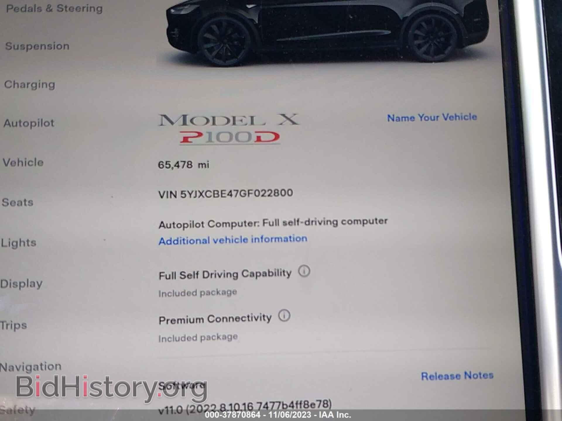 2016 TESLA MODEL X - VIN: 5YJXCBE47GF022800 - Photo 7